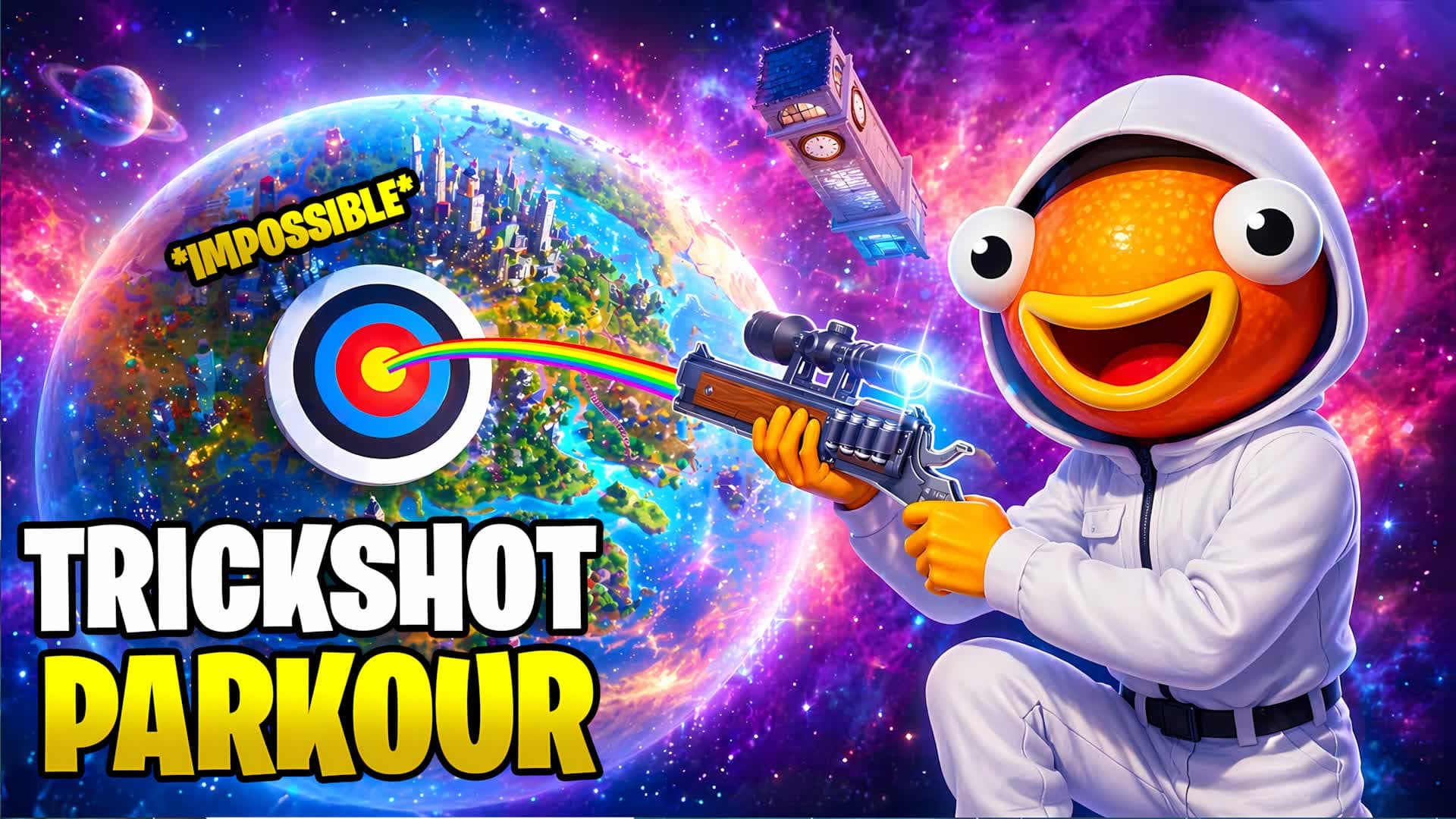 TRICKSHOT PARKOUR 🎯 NEW CRAZY SHOTS⭐️