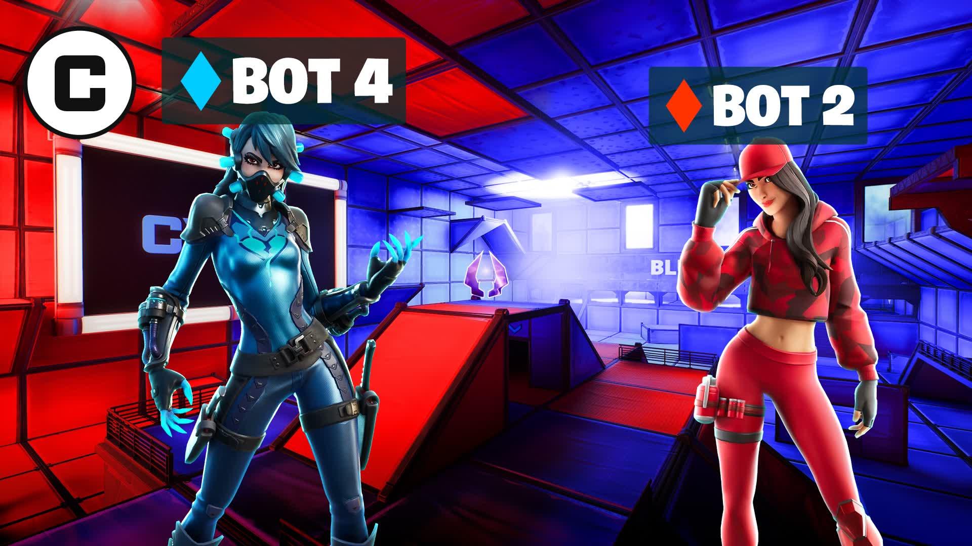 RED vs BLUE 99 Bots 🤖 AI Bot Lobbies