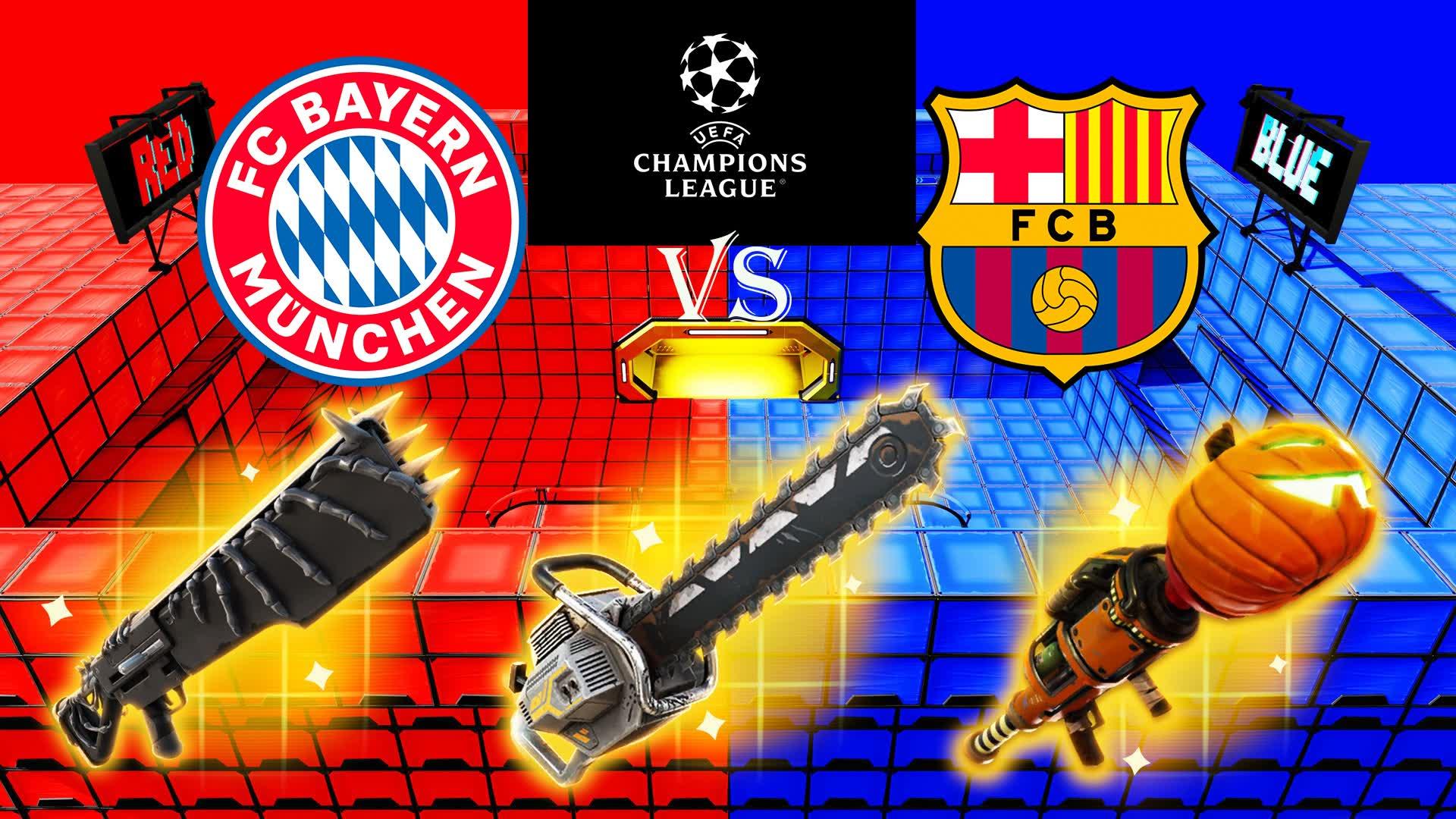 BAYERN vs BARCELONA CHAMPIONS LEAGUE BOX