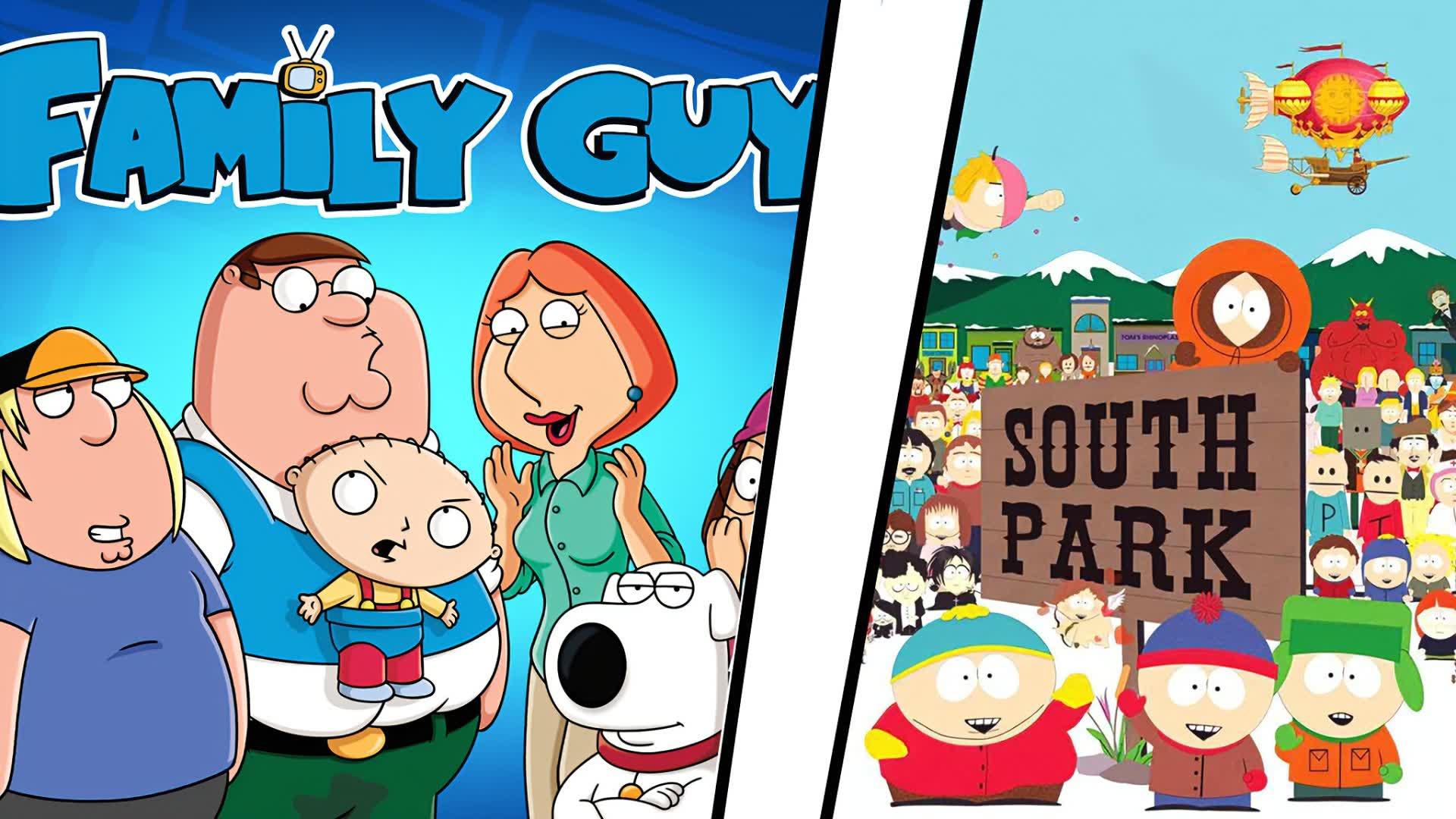 family guy vs south Park