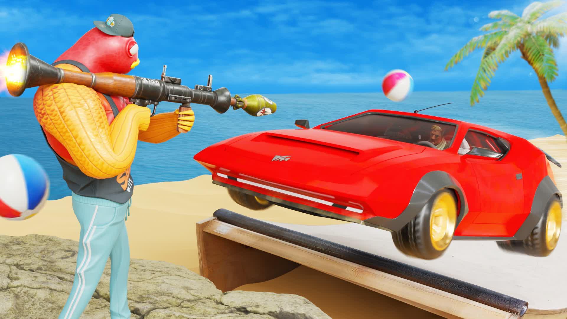 ♾️INFINITE Rockets VS Cars🏝️