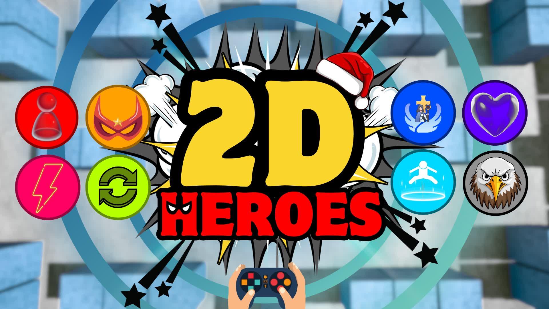 ⭐2D HEROES GUN GAME🦸