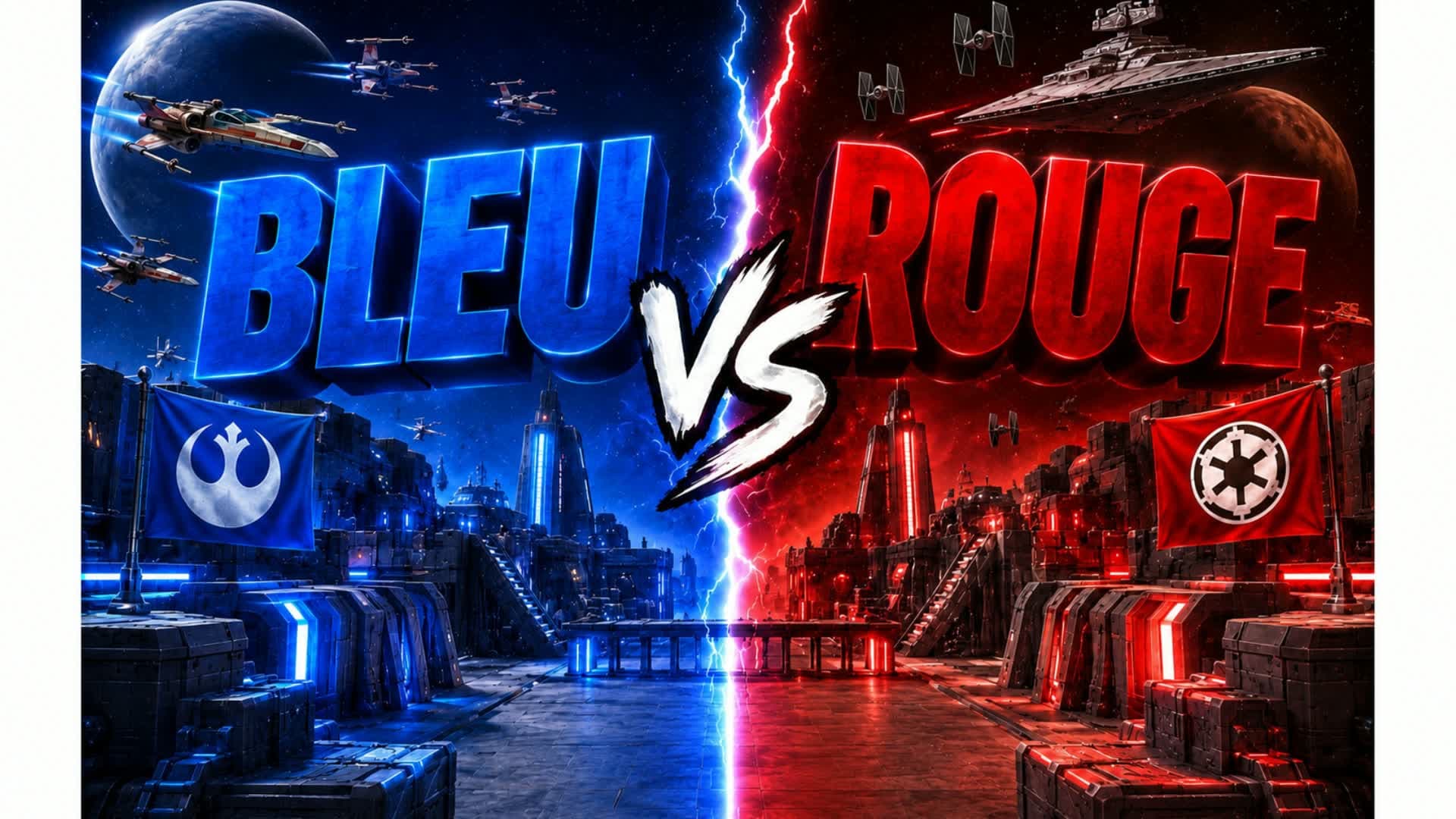 Star wars rouge vs bleu
