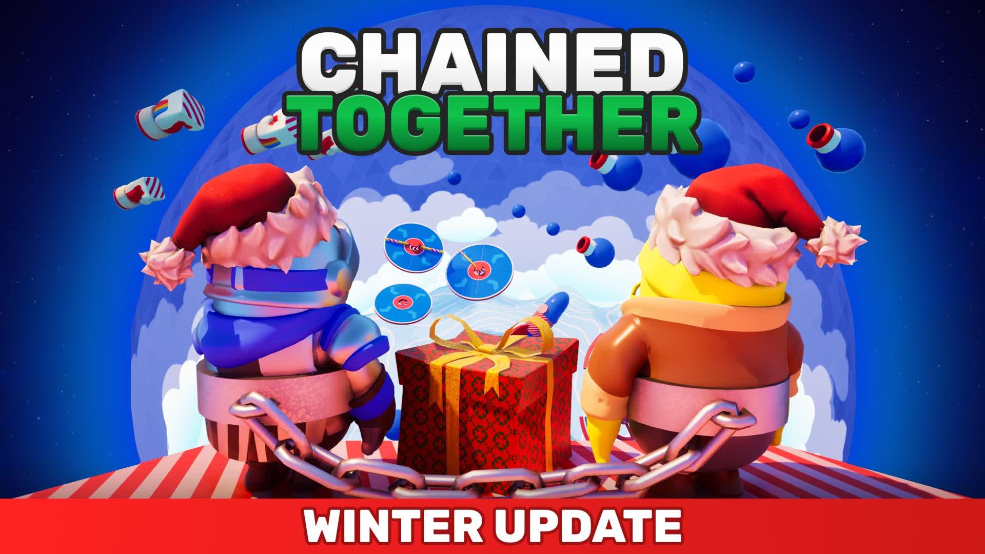 🎄❄️ Fall Guys Chained Together 🔗