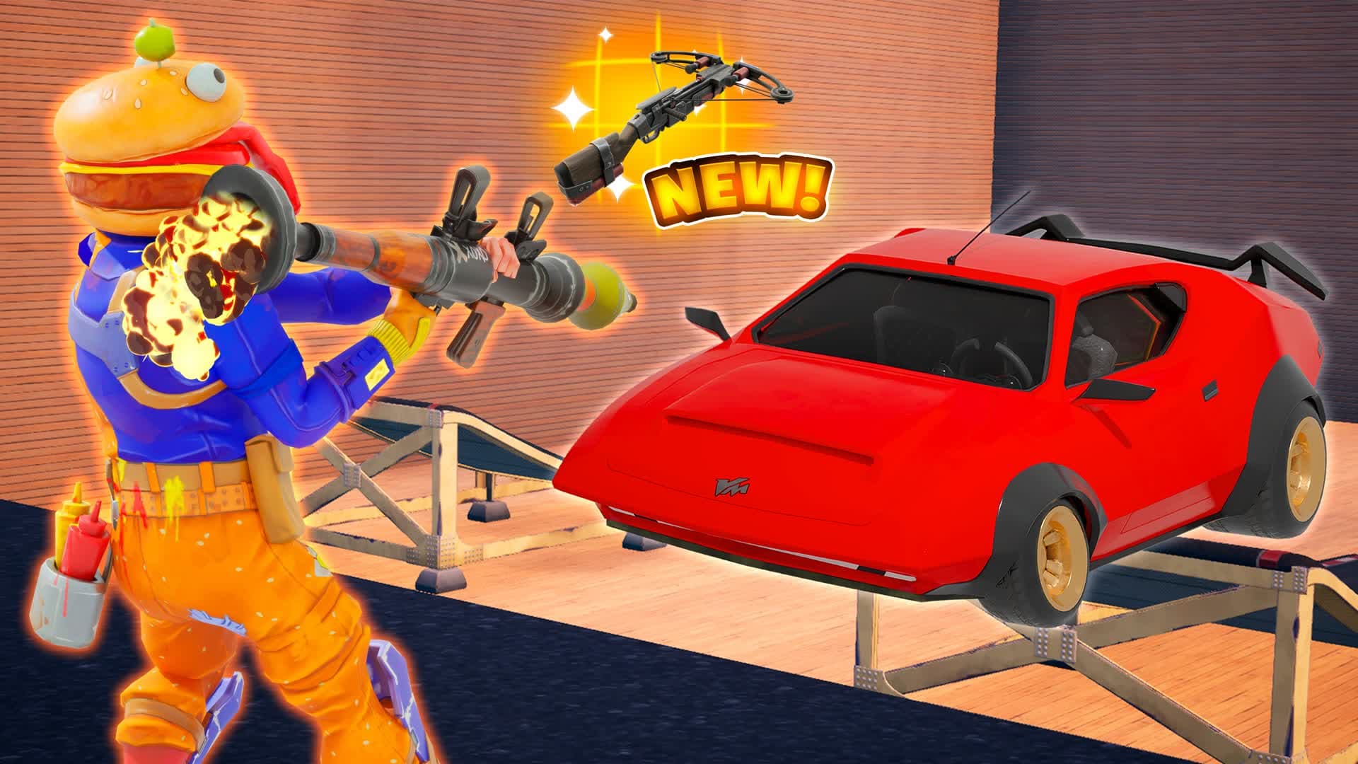 ROCKETS VS CARS FOOD FIGHT