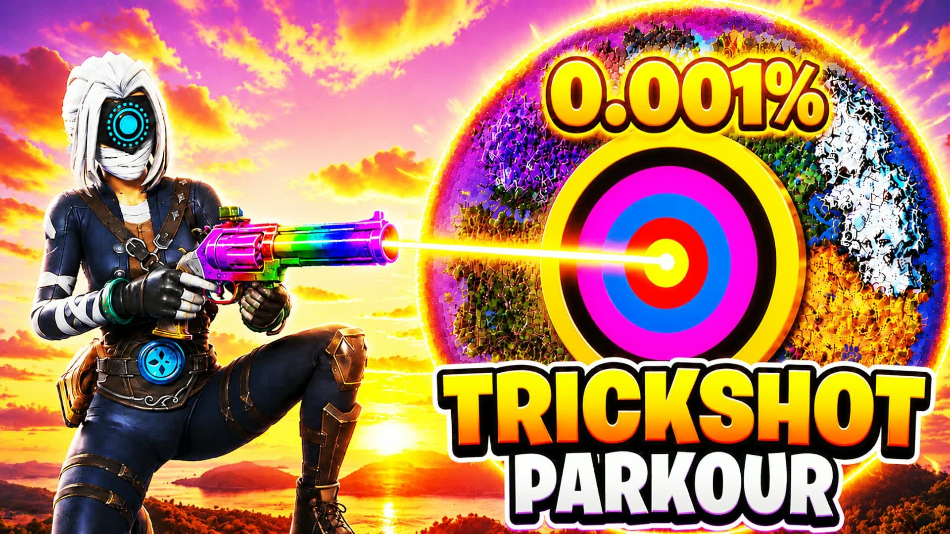 🍖💥 ROAST ENO TRICKSHOT PARKOUR EASY 🎯