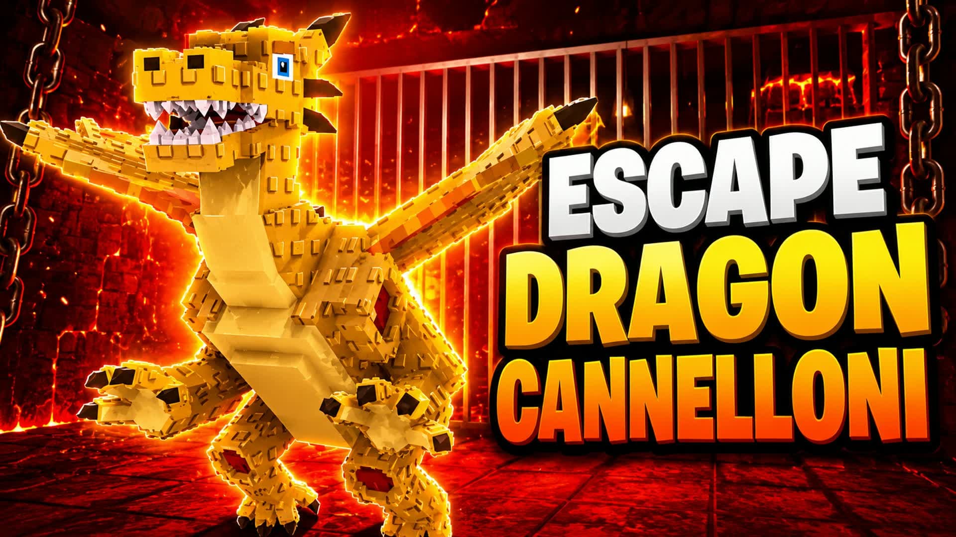 RUN FROM DRAGON CANNELLONI[OBBY PARKOUR]