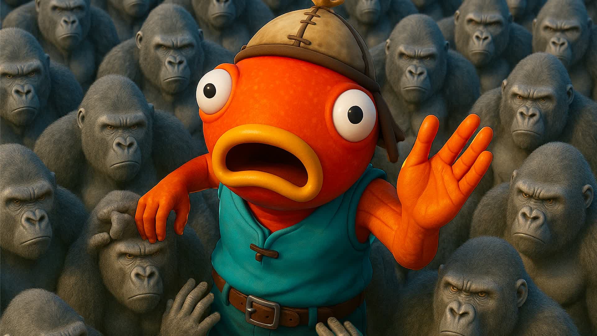 100 PEOPLE vs 1 GORILLA