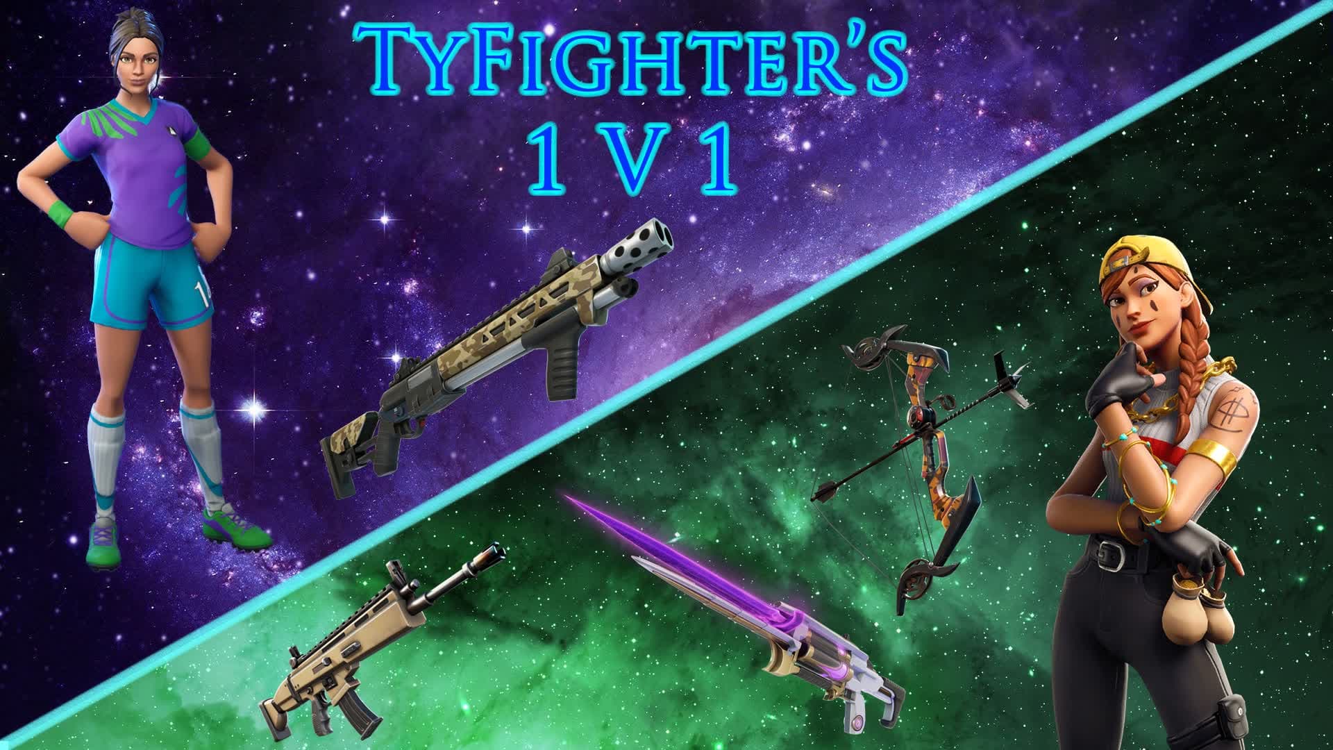 🔥TyFighter's 1V1🔥- New Weapons!