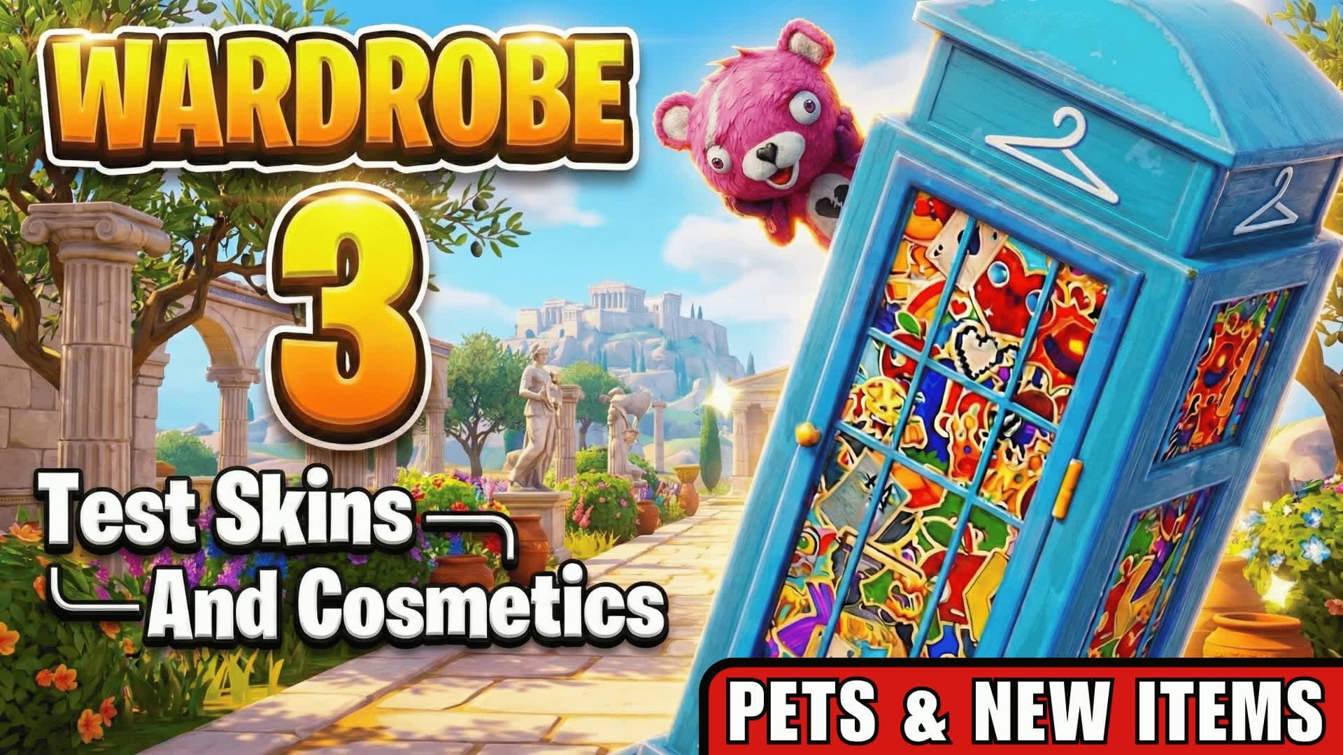 WARDROBE 3 👕 TEST SKINS, OUTFIT, LOCKER