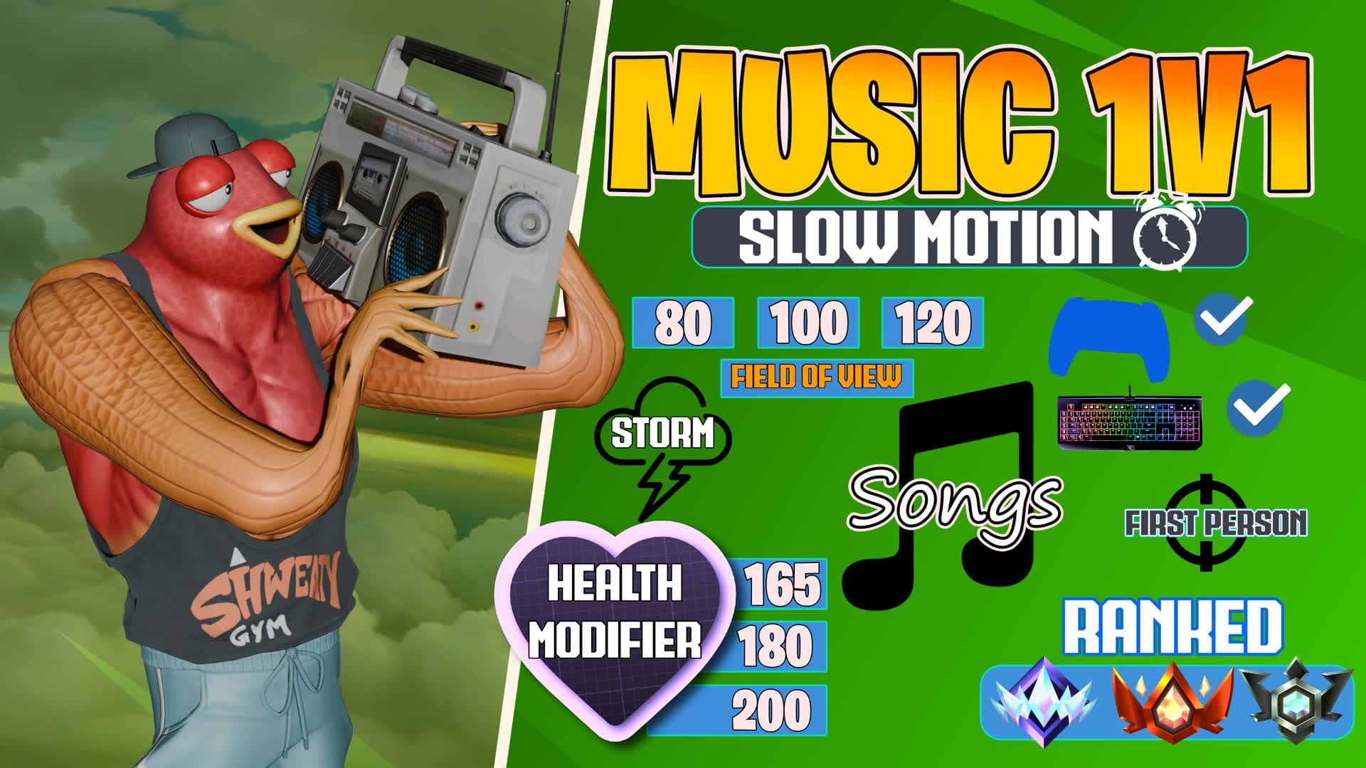 SWEATY 1V1 BUILD FIGHTS [ MUSIC 🎵]