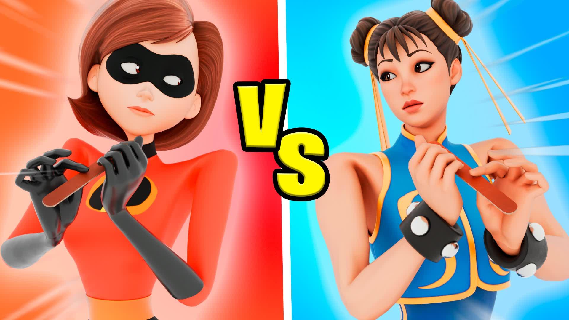 🍑Chun Li VS Elastigirl🍑