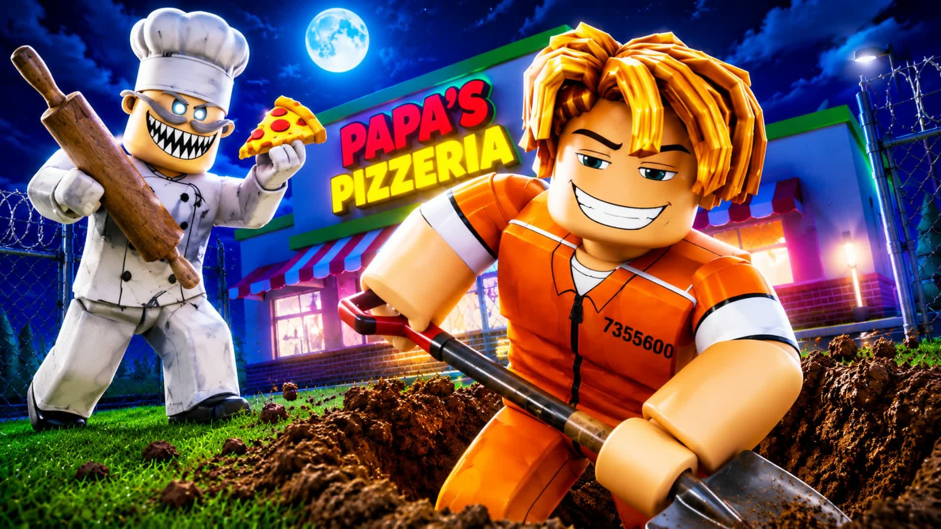 ESCAPE PAPA'S PIZZERIA BRICK🍕