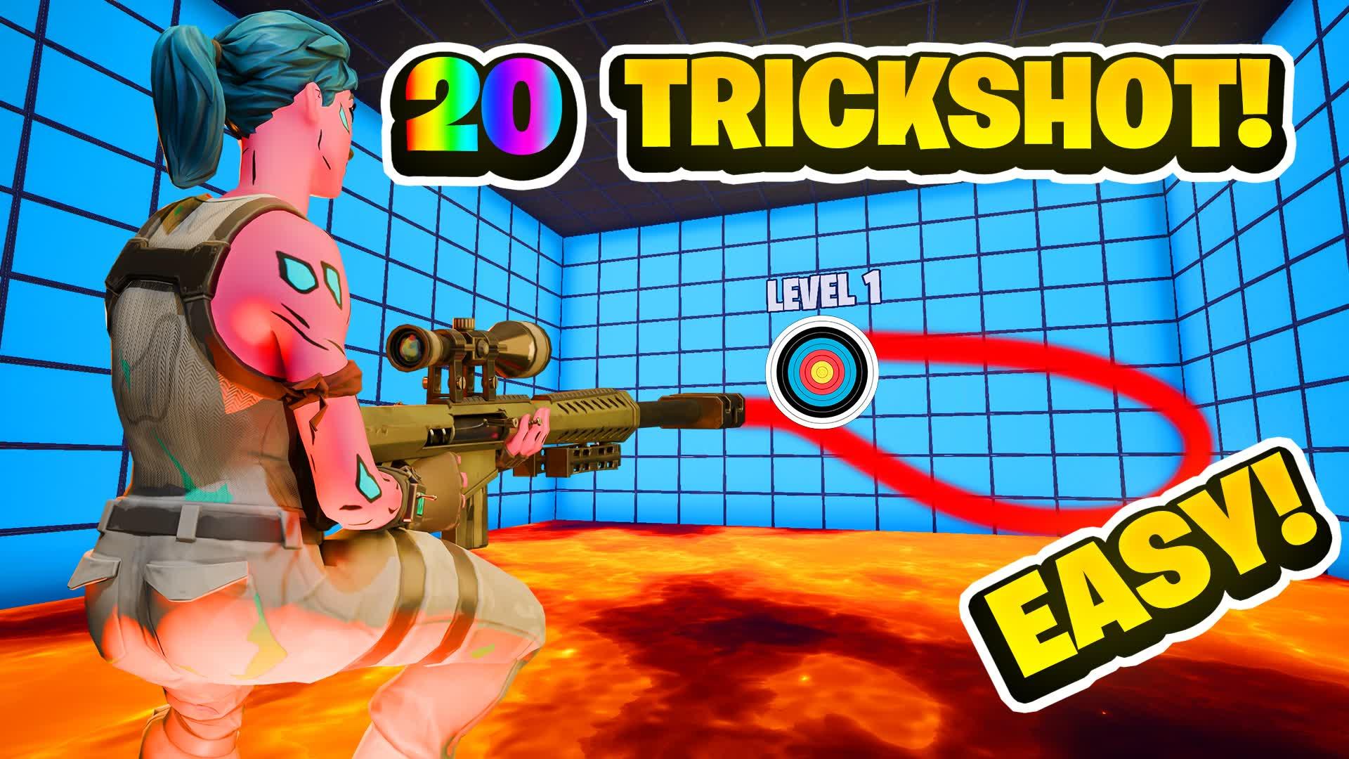 🎯BEST TRICKSHOT PARKOUR 20 LEVELS