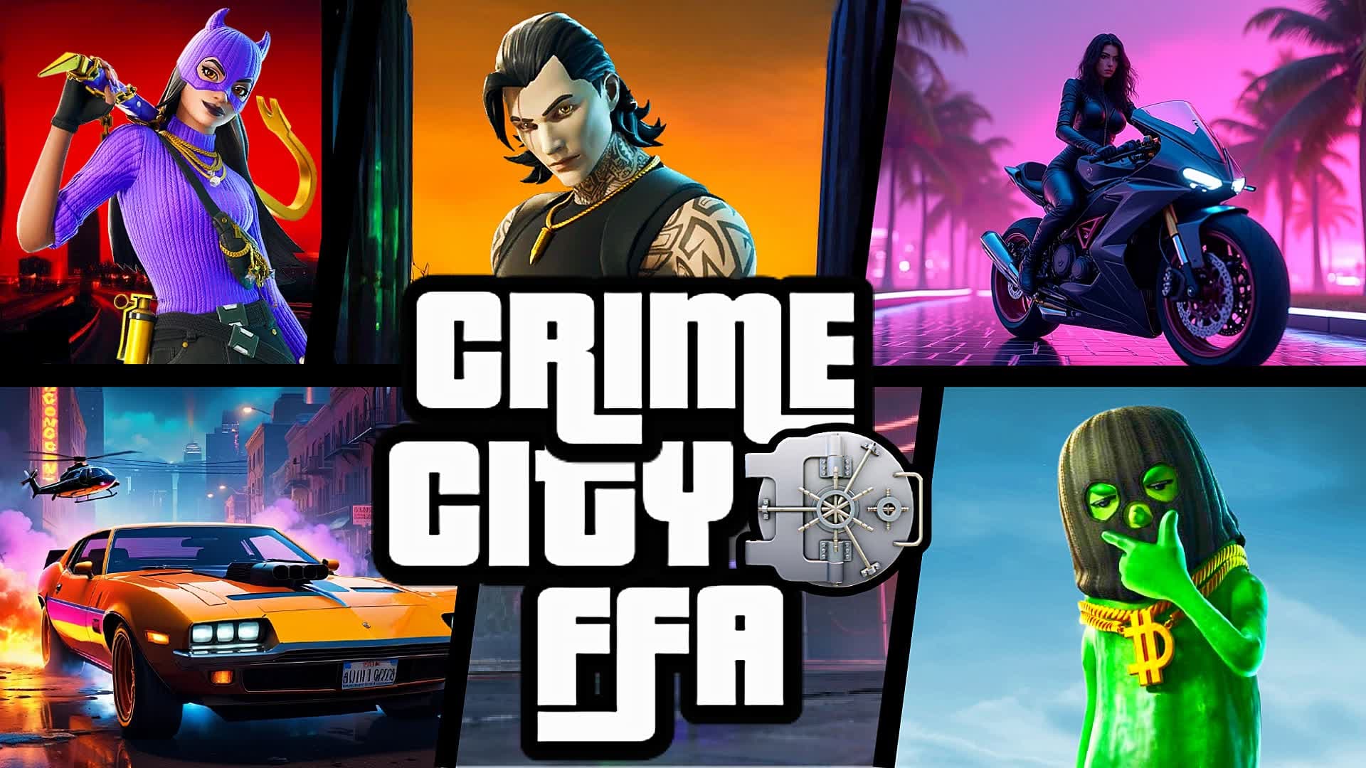 🚨 CRIME CITY 🏙️ DRIVE FFA RP 🚔
