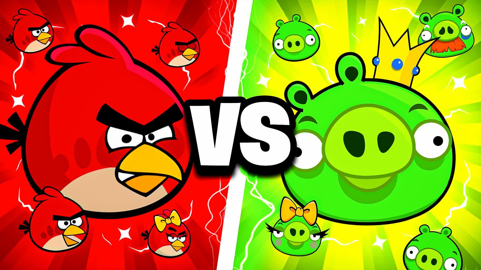 🔴🔵 KING PIG VS BIRD