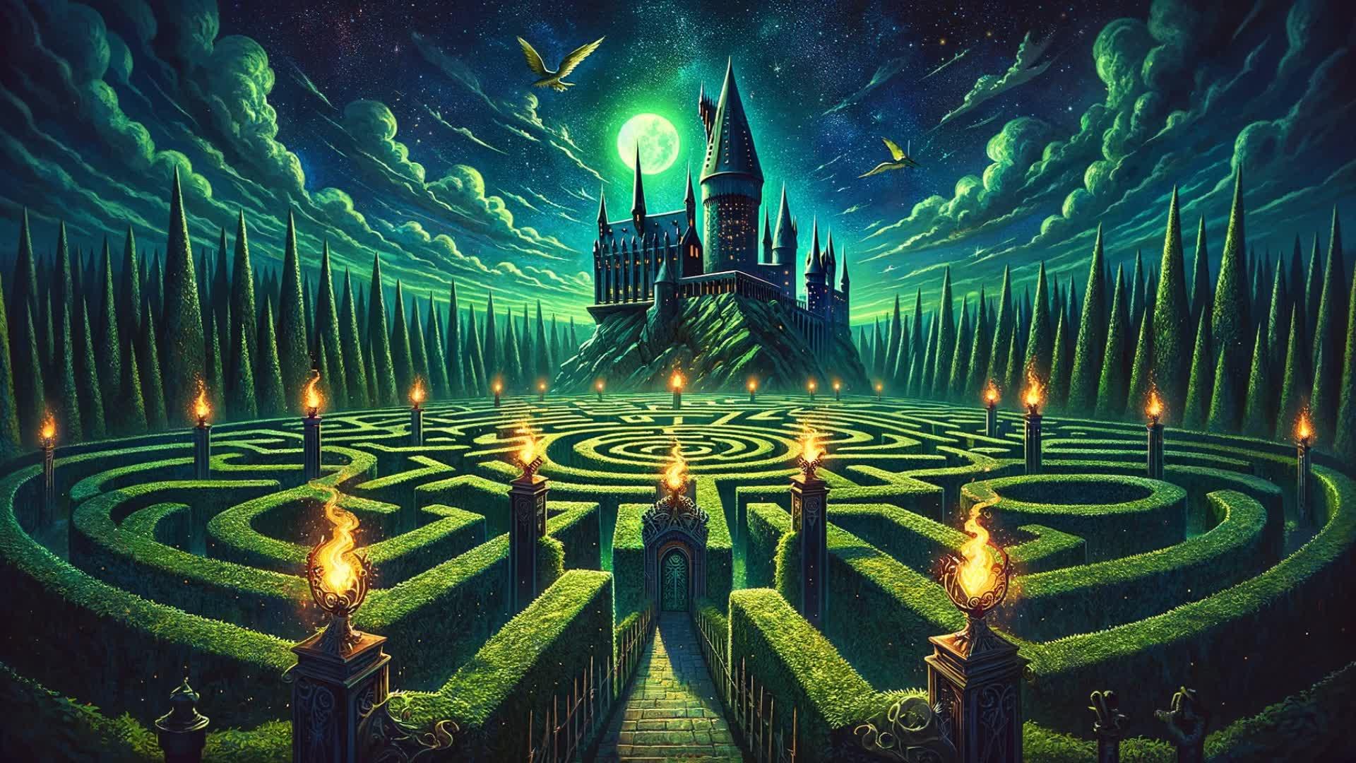 🧩 Hedge Maze inspired by Harry Potter🧩