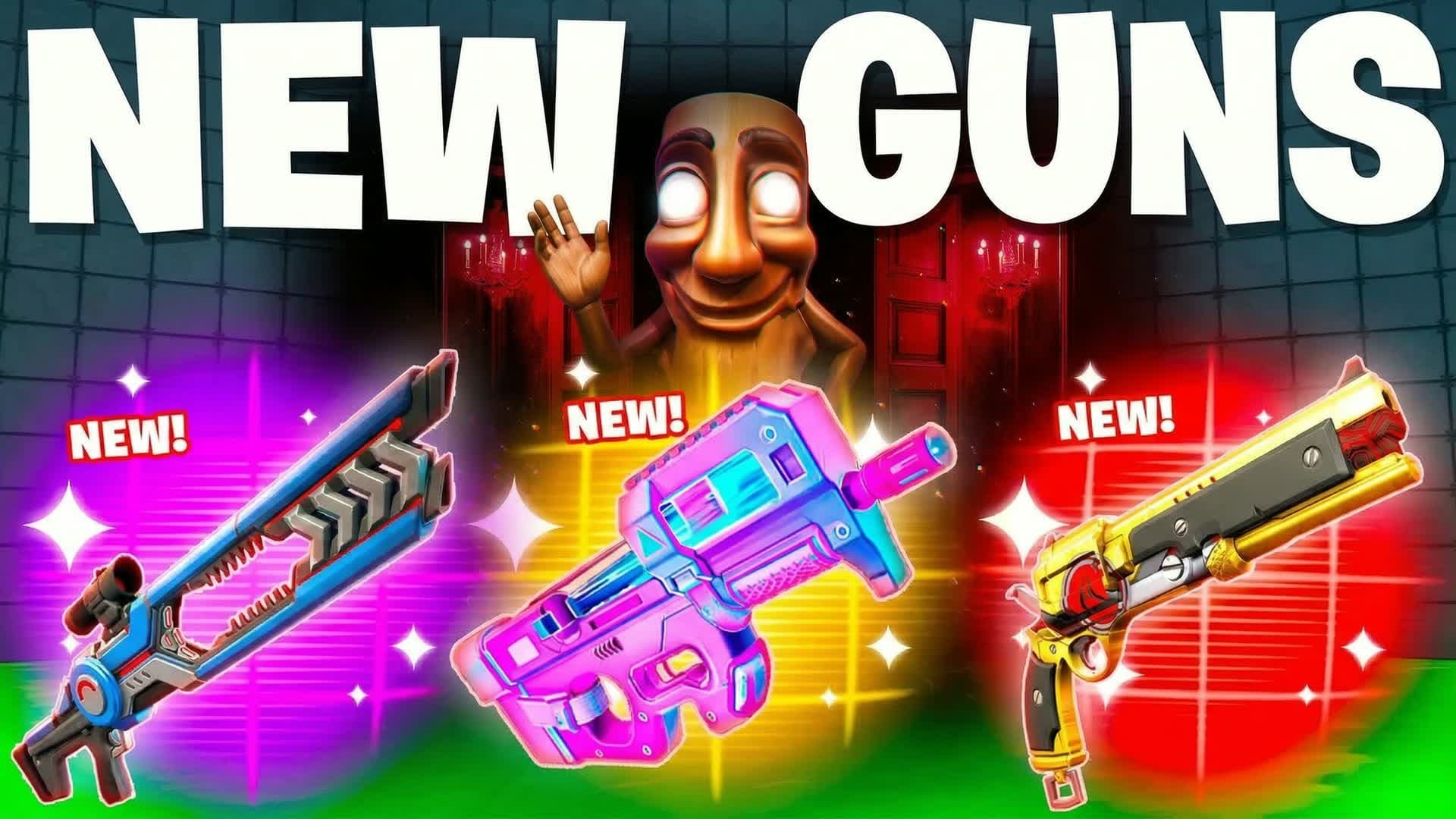 NEW MAP 1V1V1 - ALL GUNS & RIDES