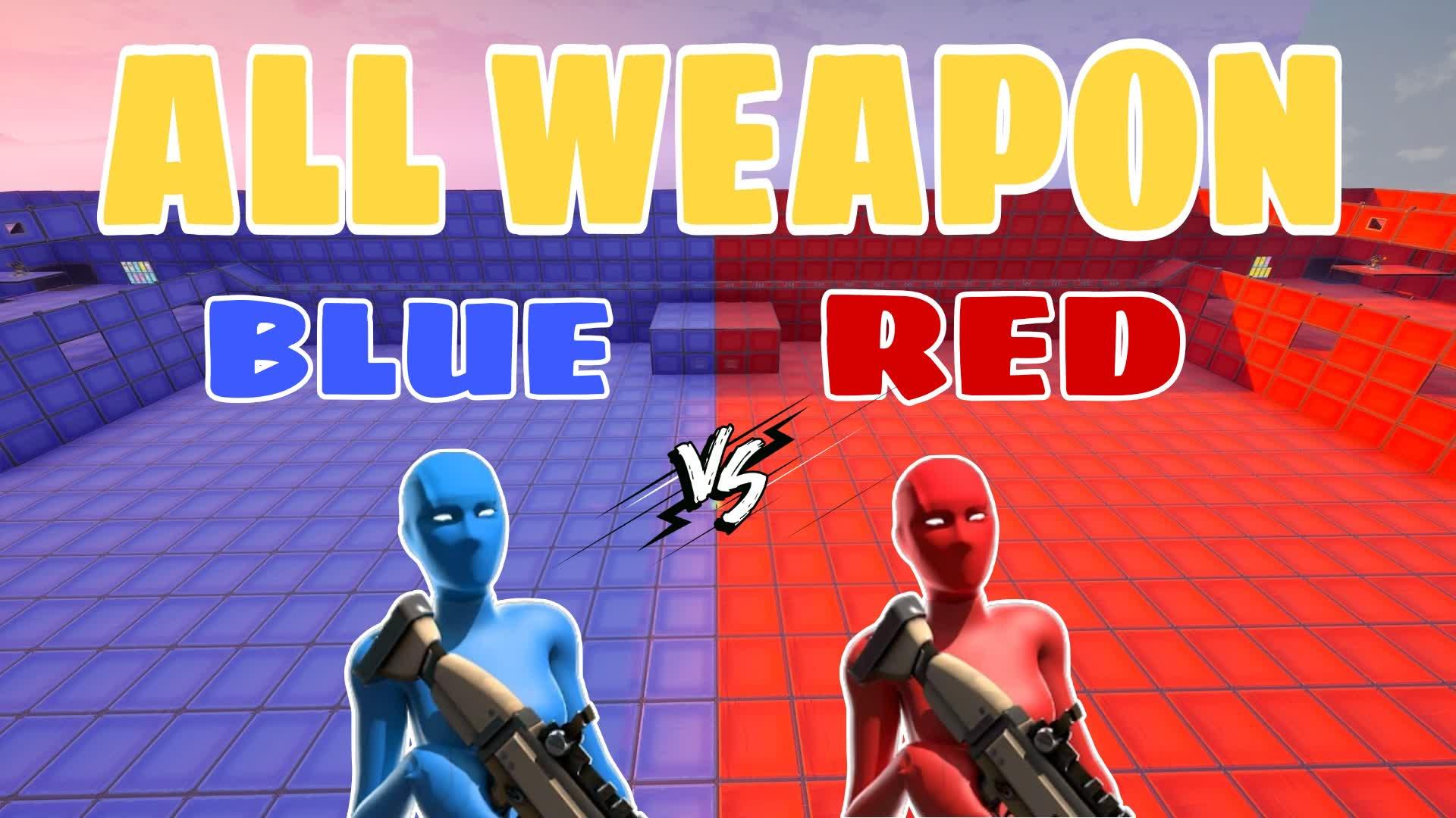 ALL WEAPON RED VS BLUE