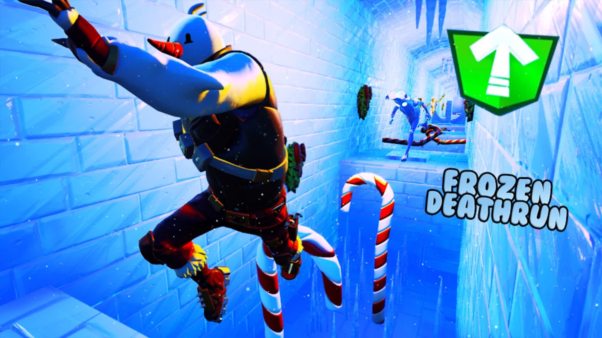 ☃150+ LvL Frozen Deathrun ❄