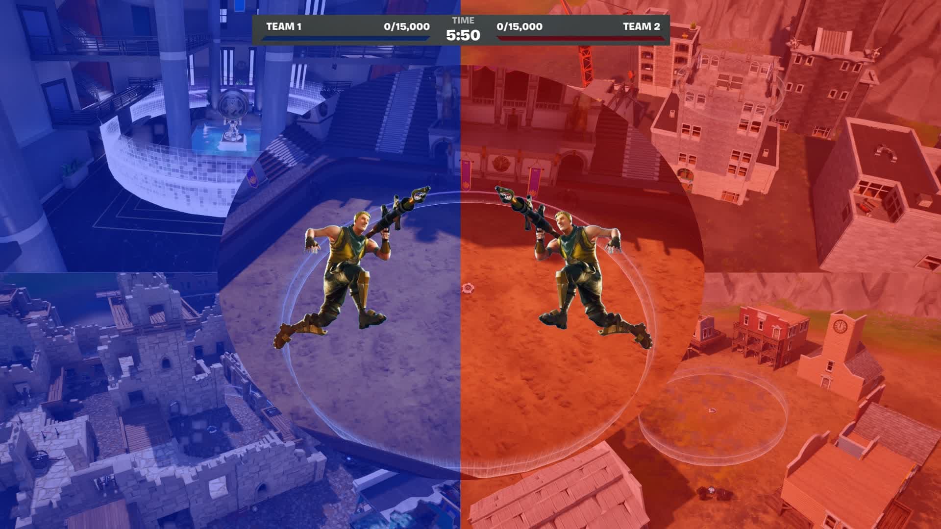 Rocket Heroes: Red VS Blue Zone Control