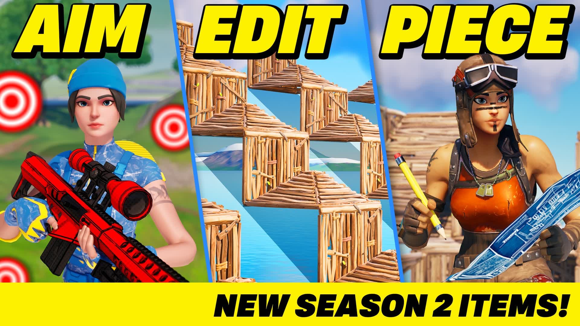 🎯Aim Edit Piece & 1v1 Freebuild RANKED