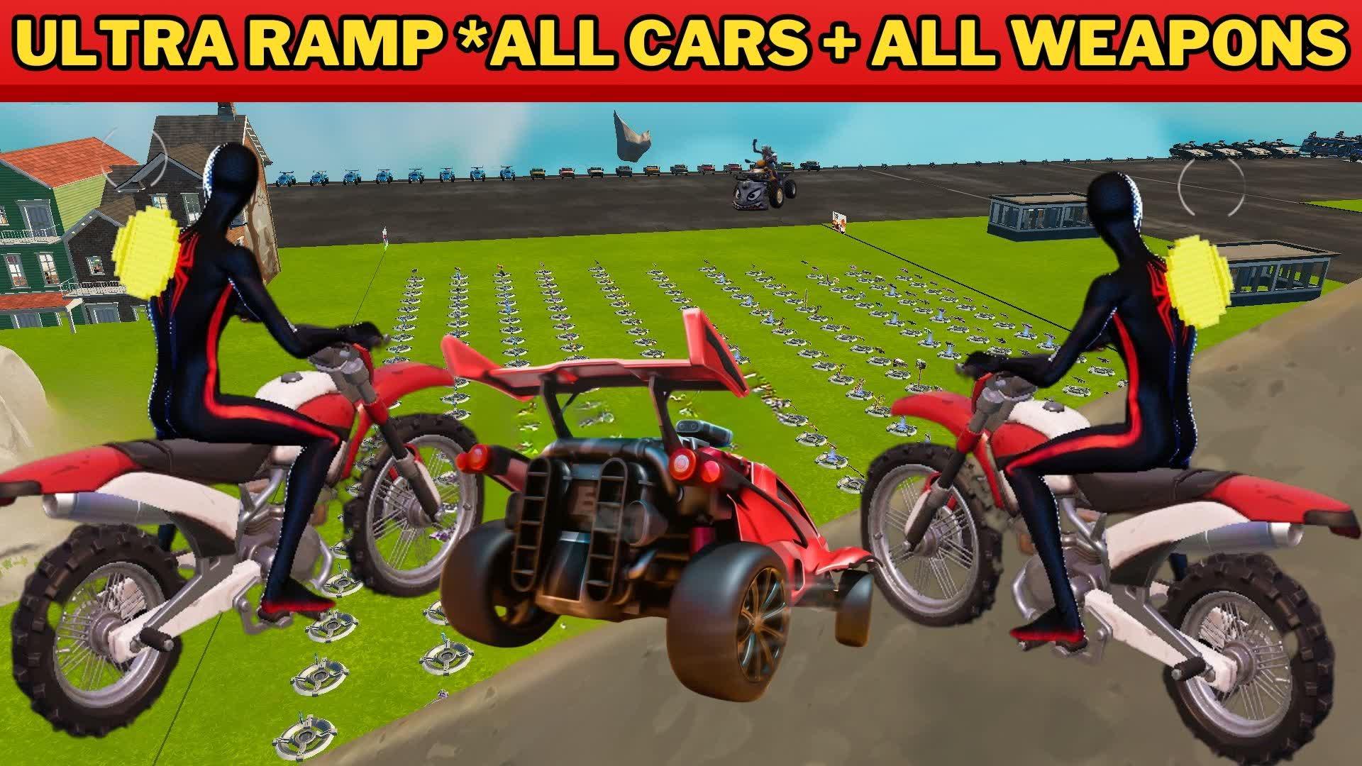 🔊ULTRA RAMP * ALL CARS + ALL WEAPONS