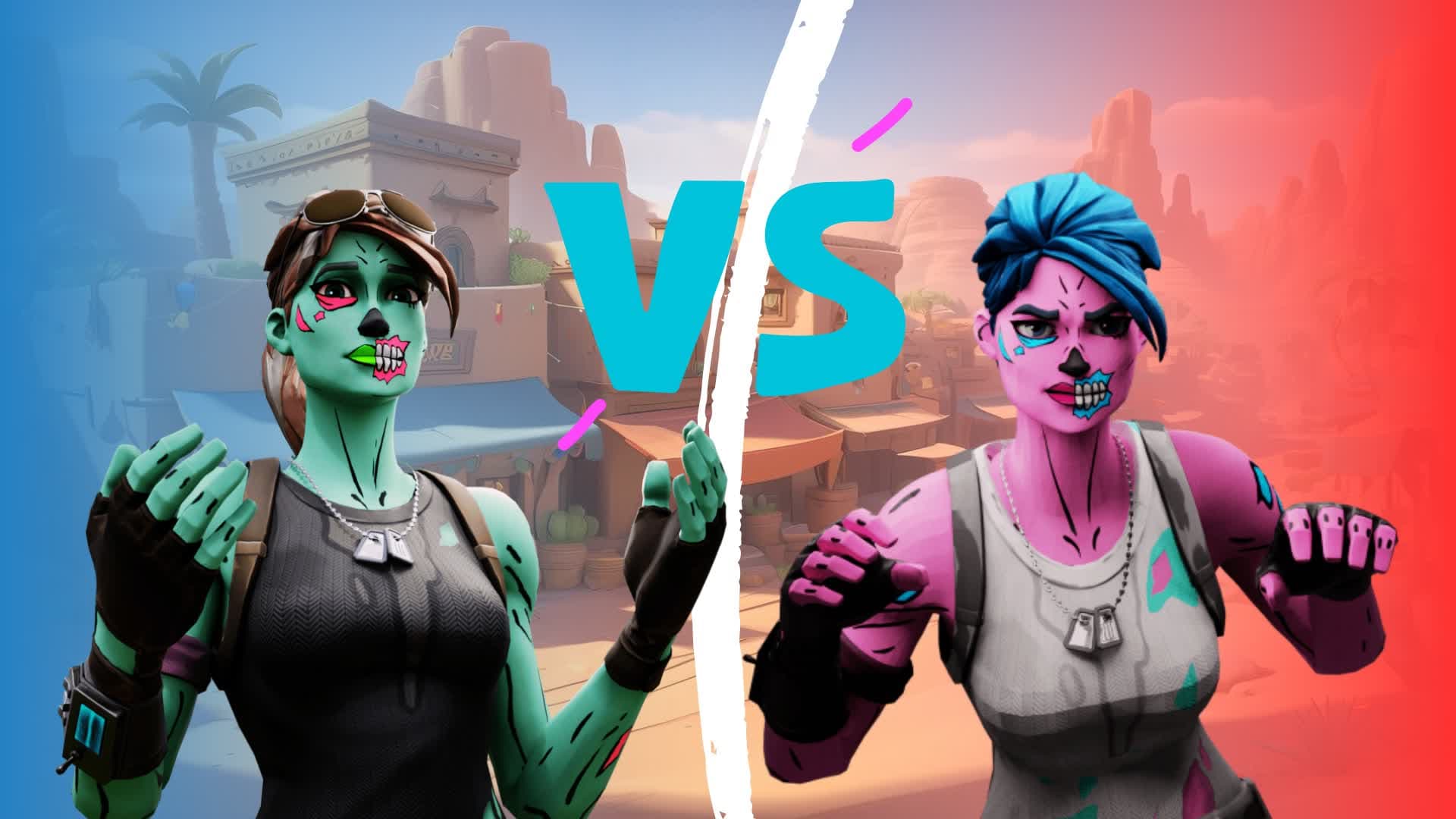 Red VS Blue - Desert
