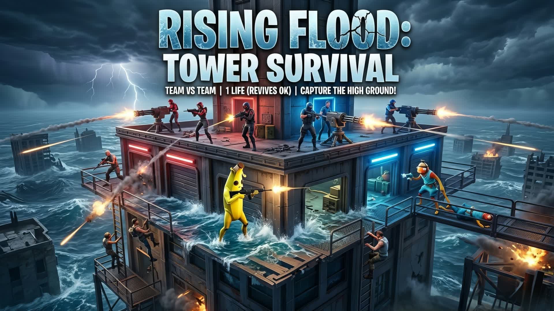 🌊 Rising Water Battle