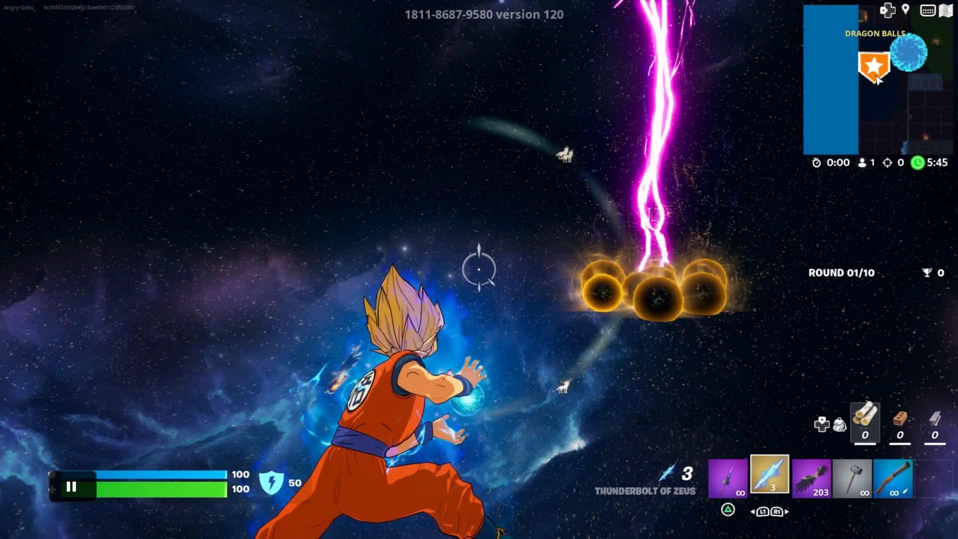 Super Goku vs King Vegeta DRAGON BALL