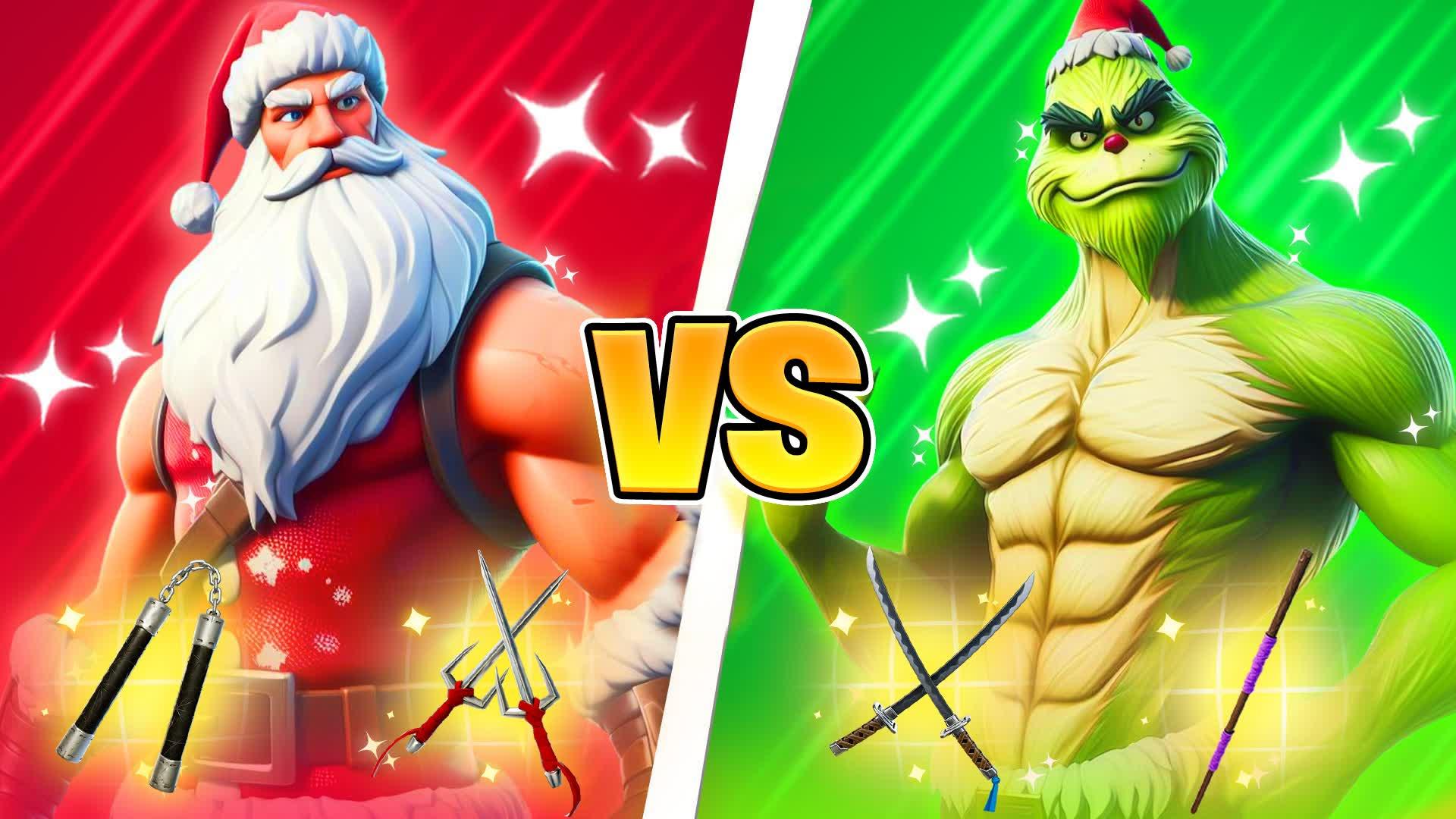 TMNT SANTA VS GRINCH