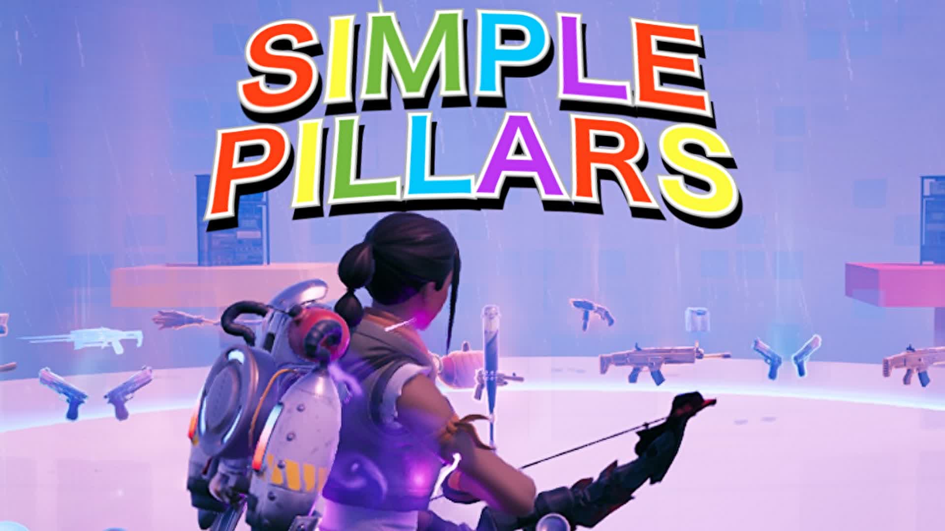 SIMPLE PILLARS OF COLORFUL WORLD