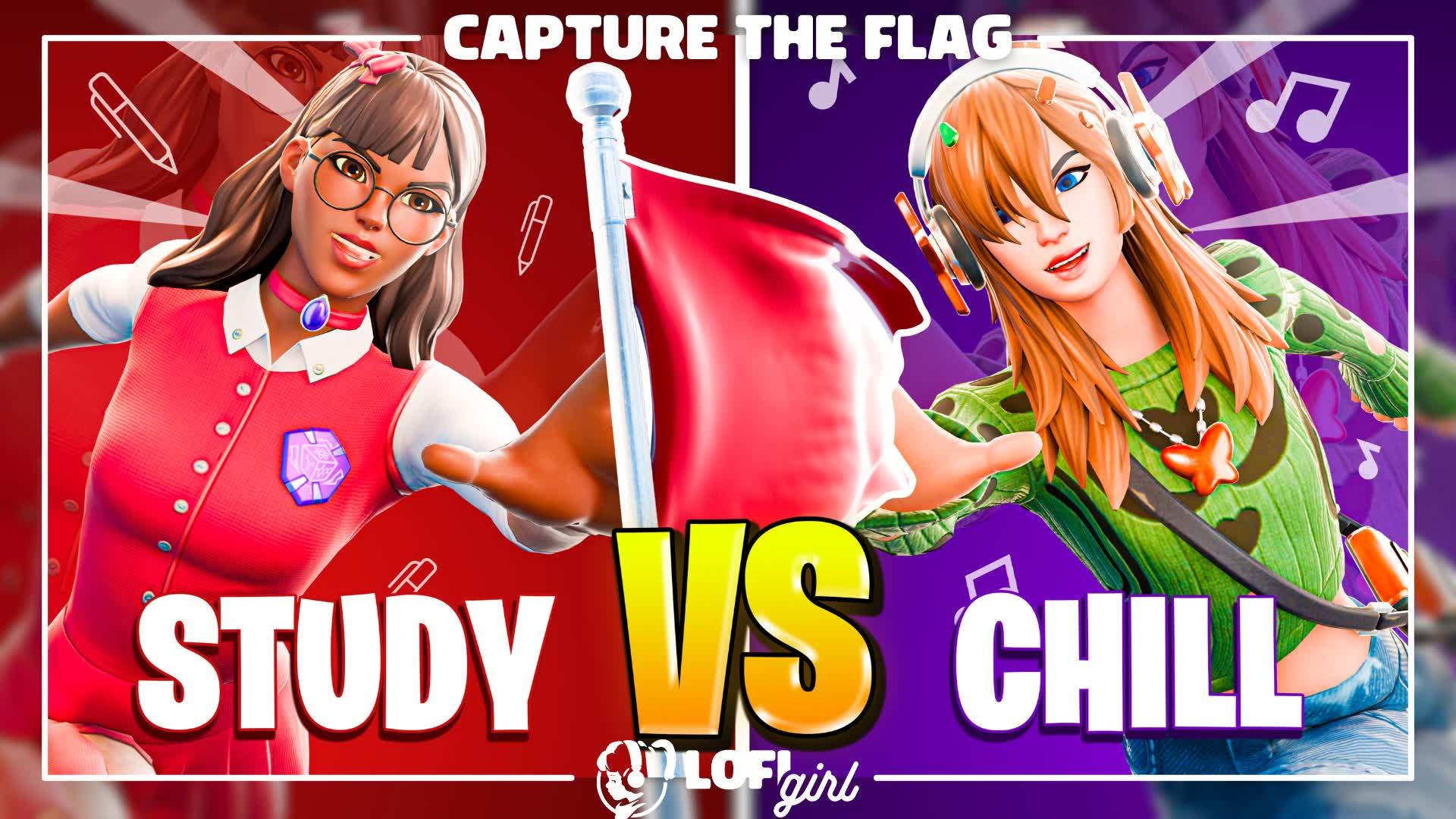 📚 STUDY VS CHILL 💤 CAPTURE THE FLAG