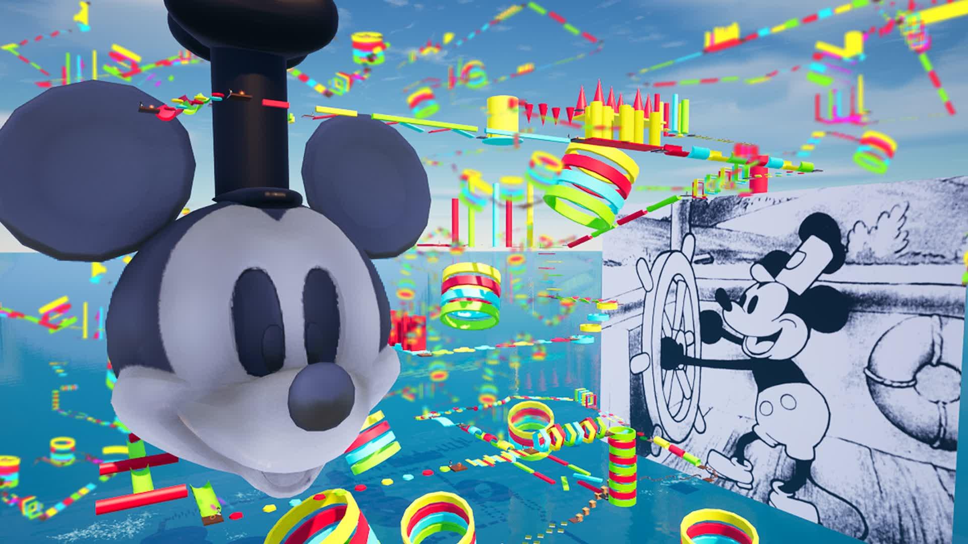 ⭐MICKEY SUPERFUN OBBY PARKOUR⭐