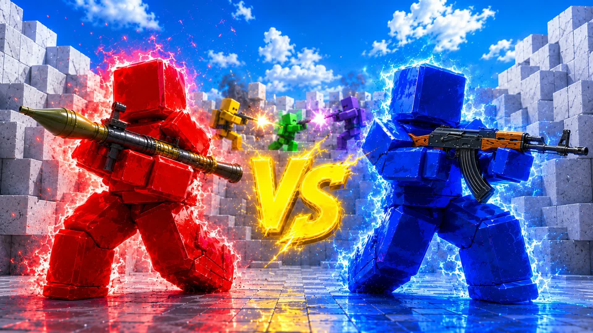 NEW RIVALS RED VS BLUE 🔴🔵