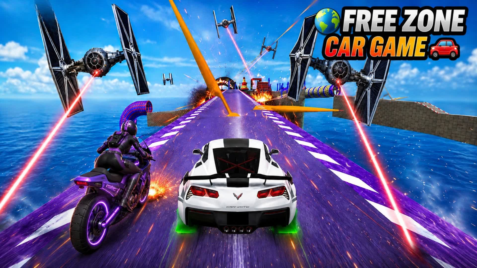 🌎FREE ZONE 🚗CAR GAME