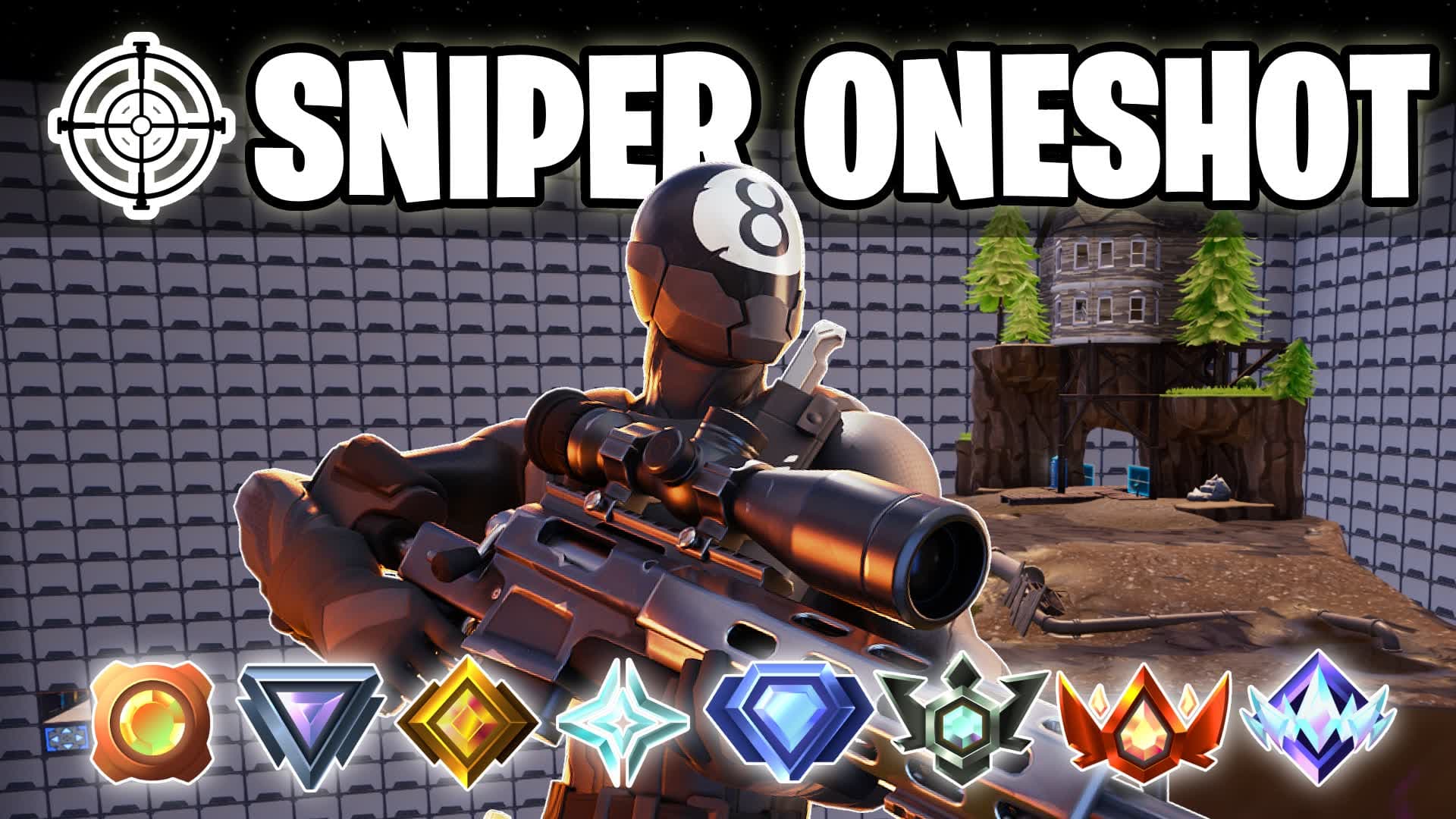 🎯 ONE SHOT SNIPER MAP 🏆