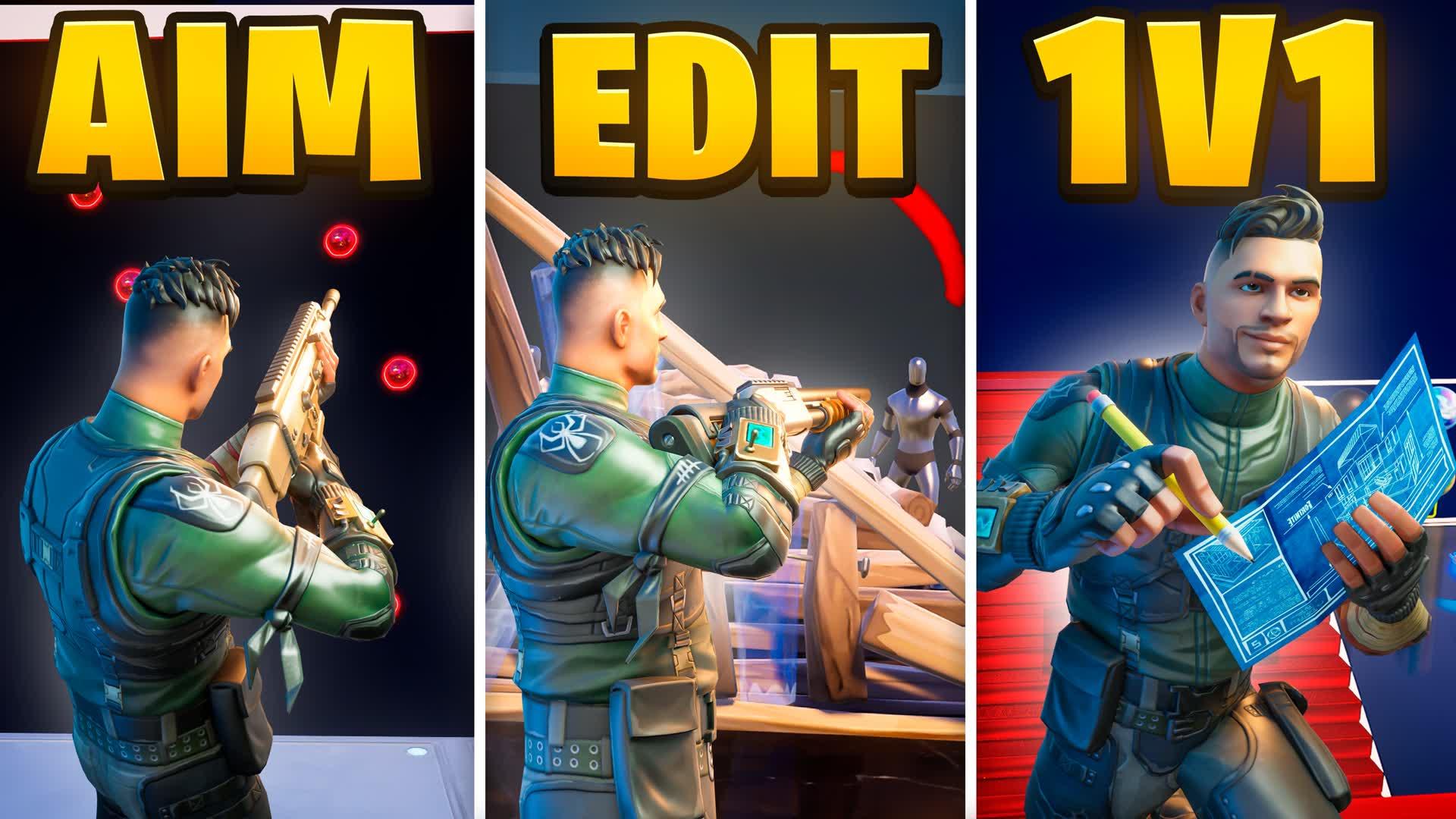 👑 1V1 + AIM, EDIT, PIECE & BOX FIGHT 🎯