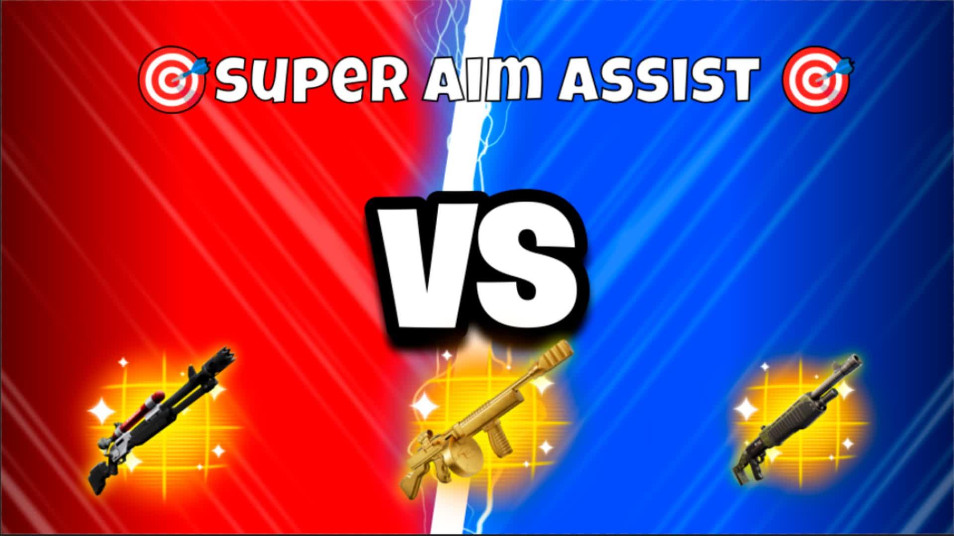 🎯SUPER AIM ASSIST RED vs BLUE🎯