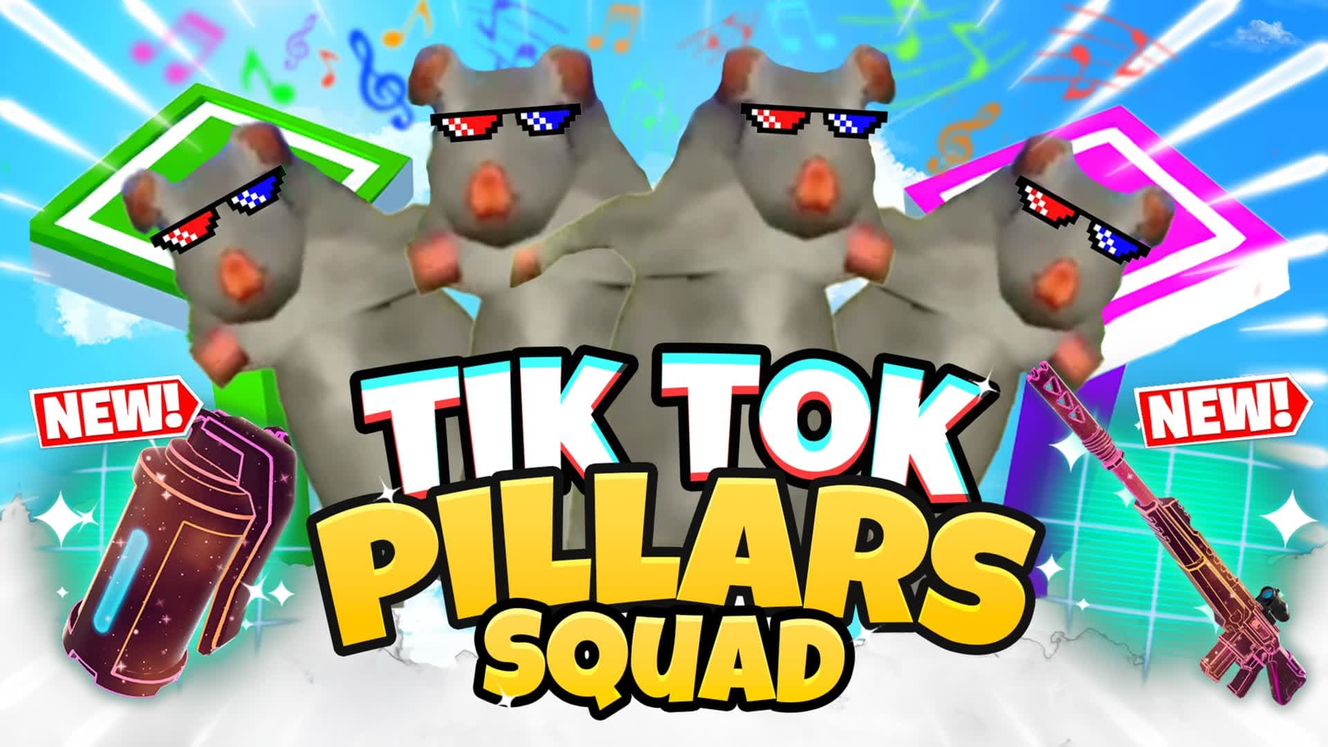 TIKTOK PILLARS SQUAD! 🐭