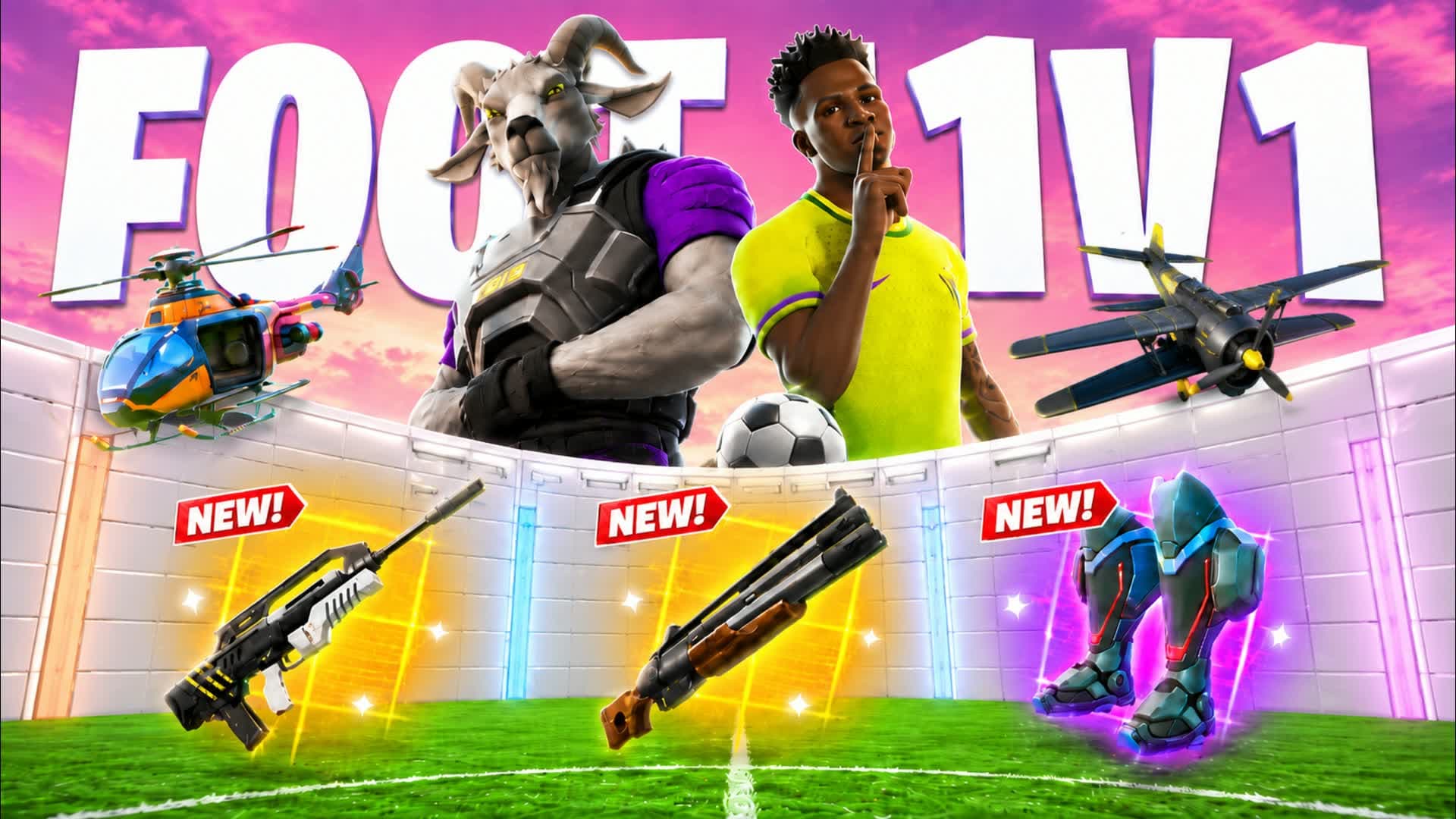 1V1 SOCCER ALL GUNS & CARS