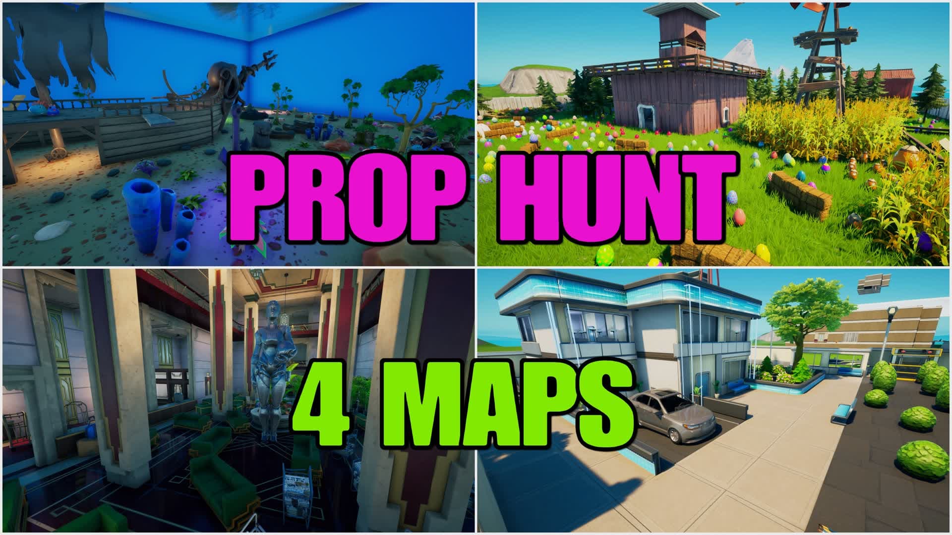 PROP HUNT 4 MAPS