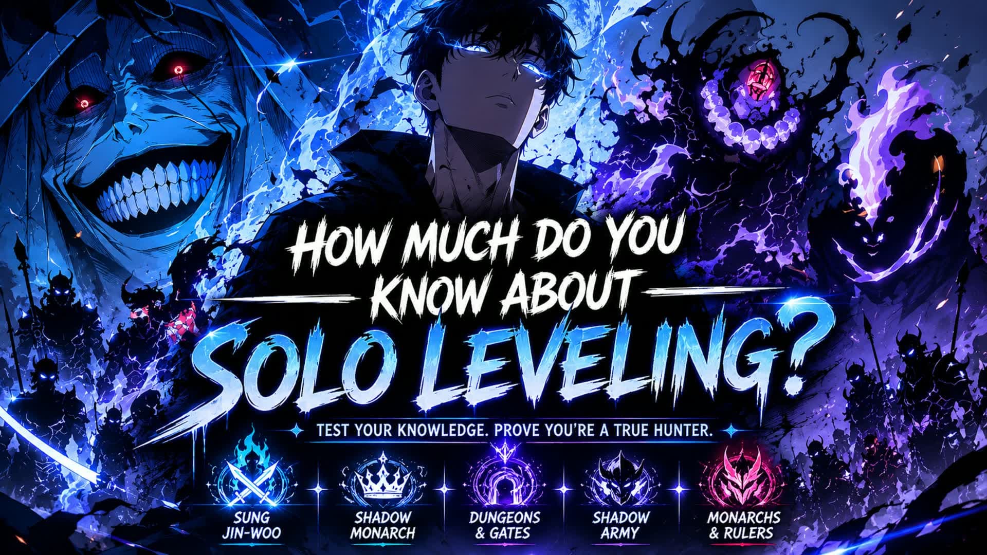 HOW MUCH DO YOU KNOW ABOUT SOLO LEVELING