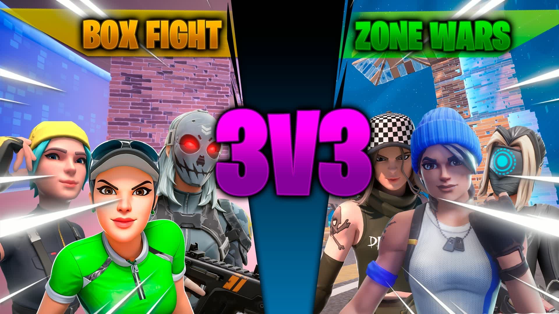 3V3 📦BOX FIGHT & ZONE WARS🏔️