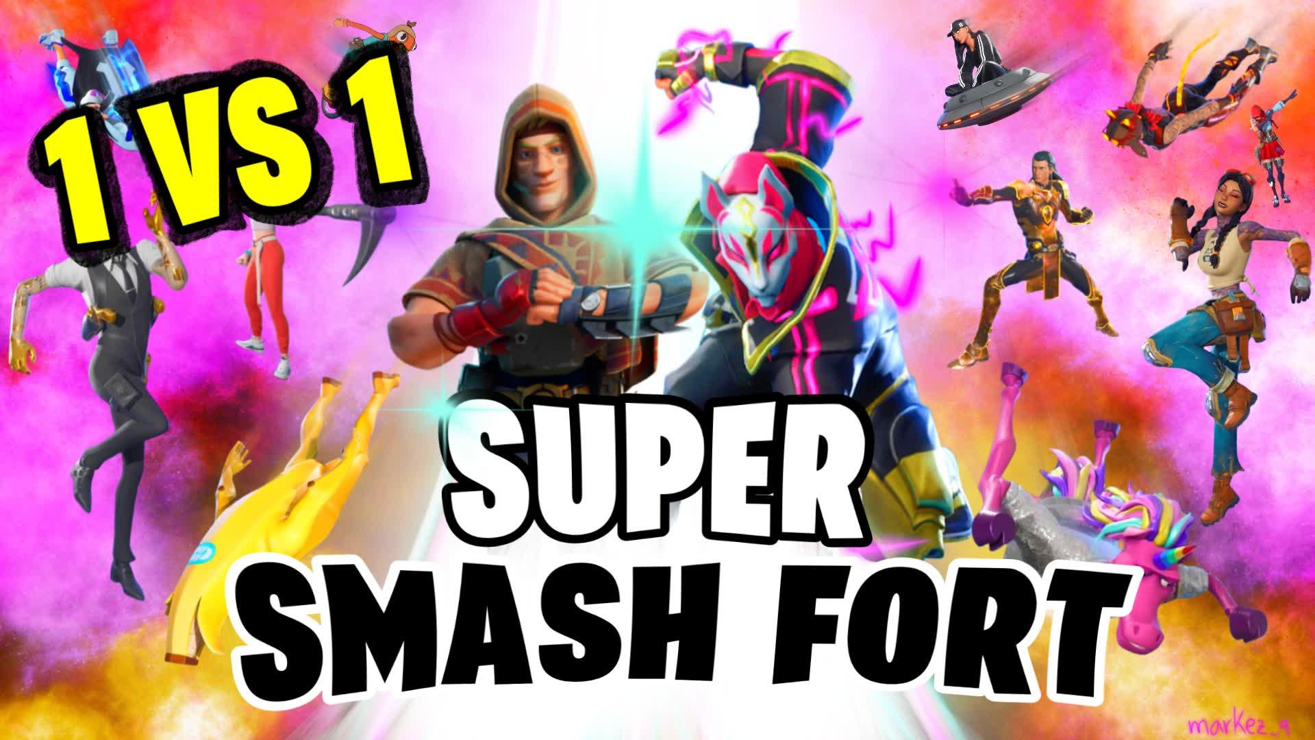 ⭐ SUPER SMASH FORT 🏆 1 VS 1 💥