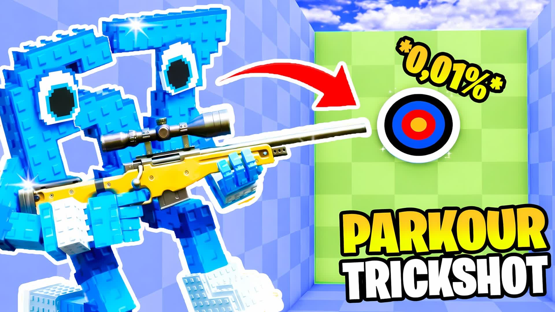 TRICKSHOT PARKOUR 🎯 NEW 200+ LEVELS ⭐️