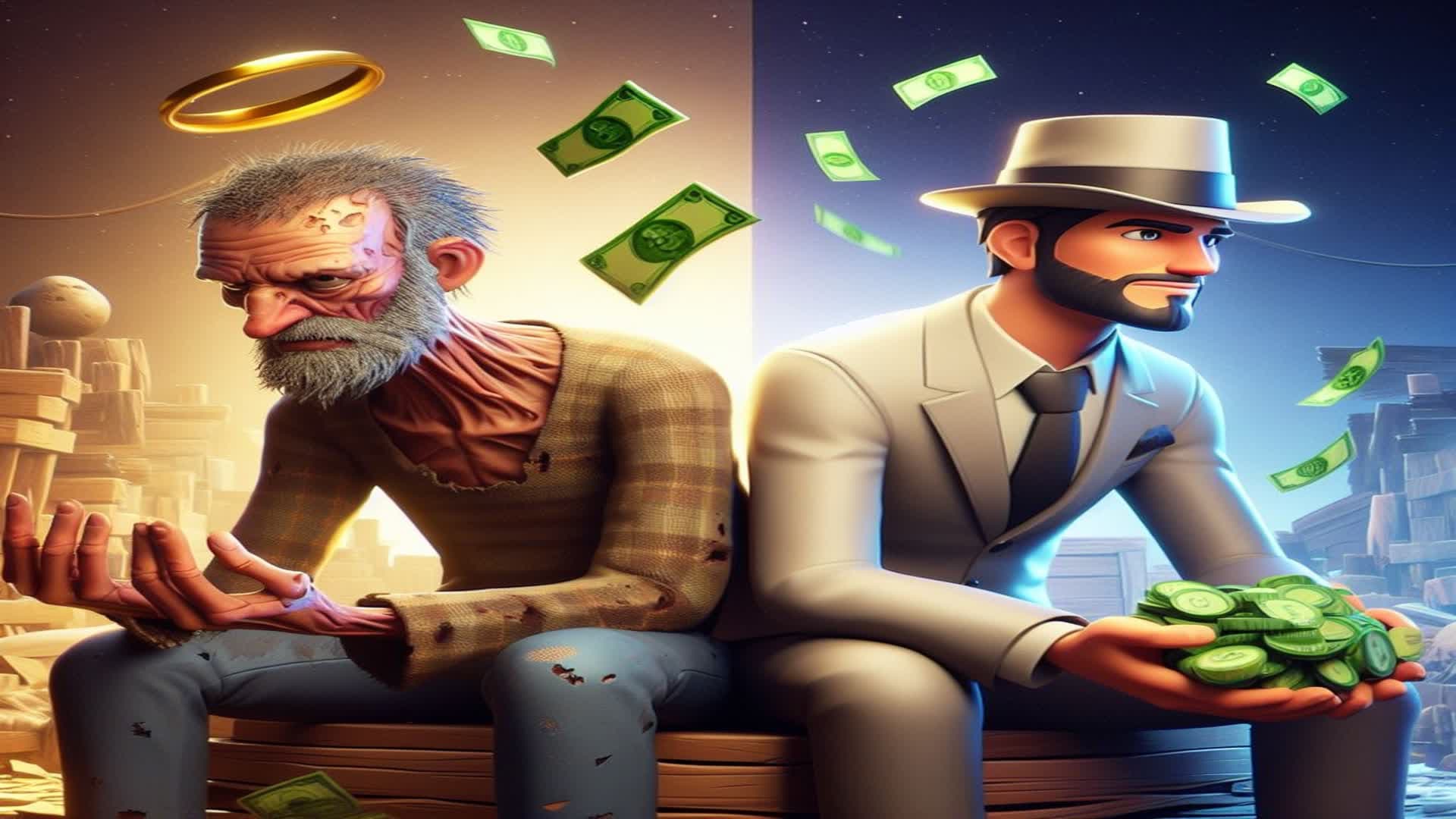 🤑Rich vs Poor😞 TEAM DEATHMATCH