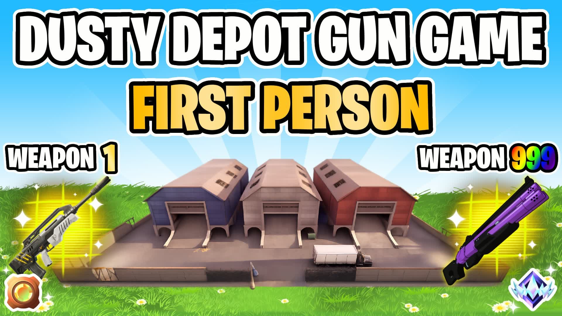 DUSTY DEPOT GUN GAME - FIRST PERSON 🔫
