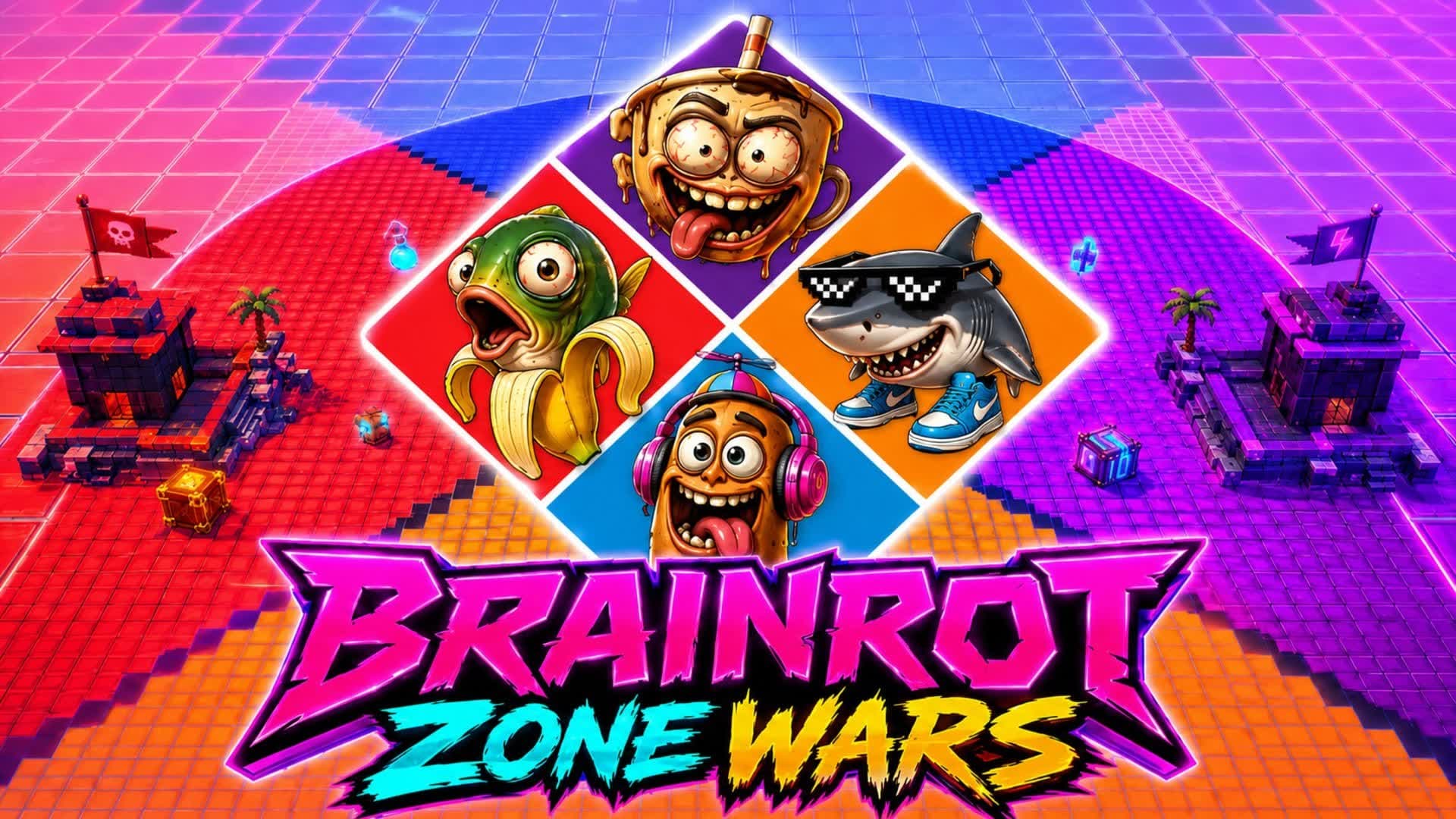 Crazy BRAINROT  ZONE WARS