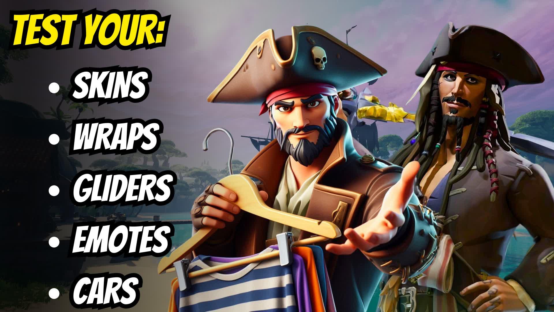 PIRATE LOCKER 👕 TEST SKIN & COMBO